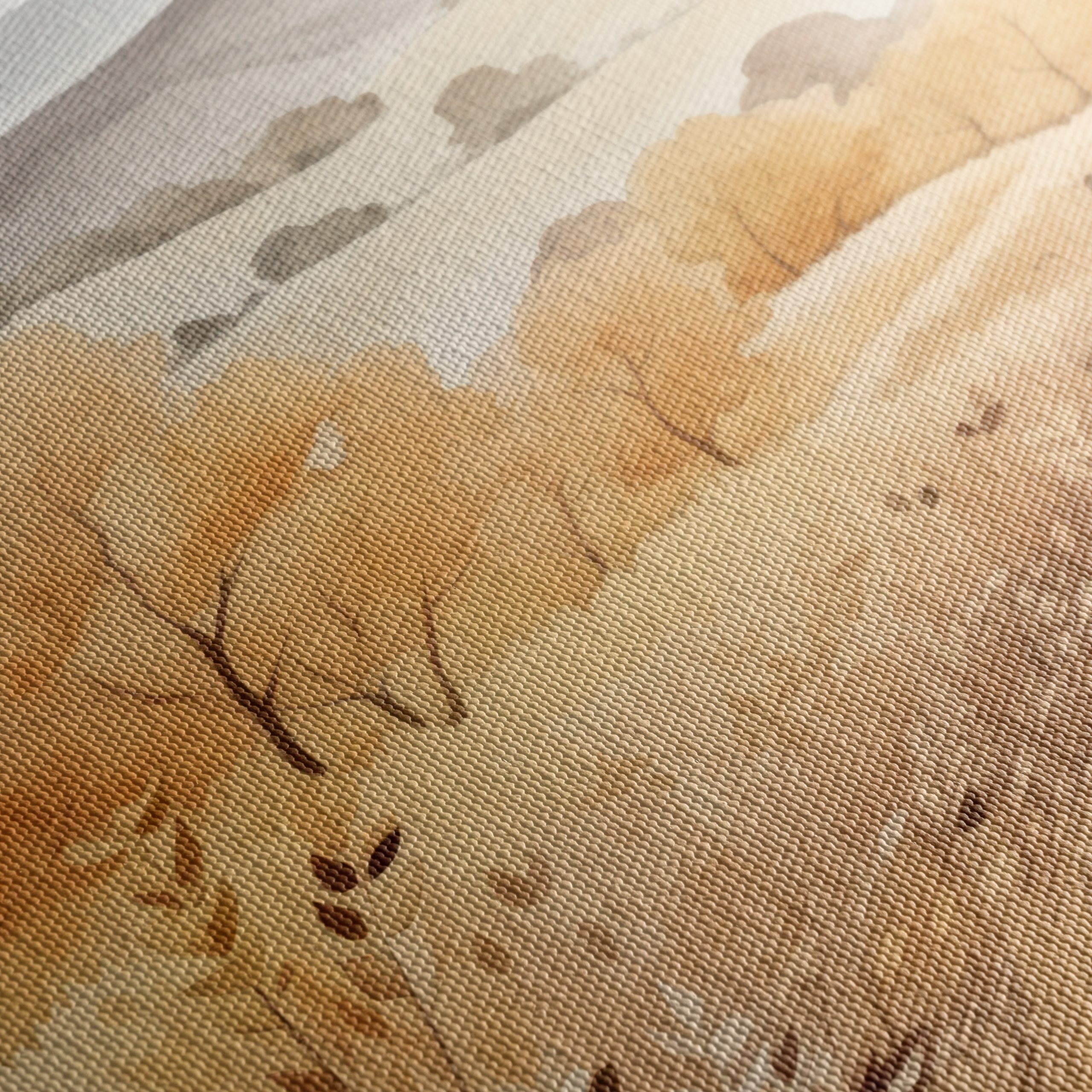 Warm Autumn Landscape with Golden Trees - Image 5