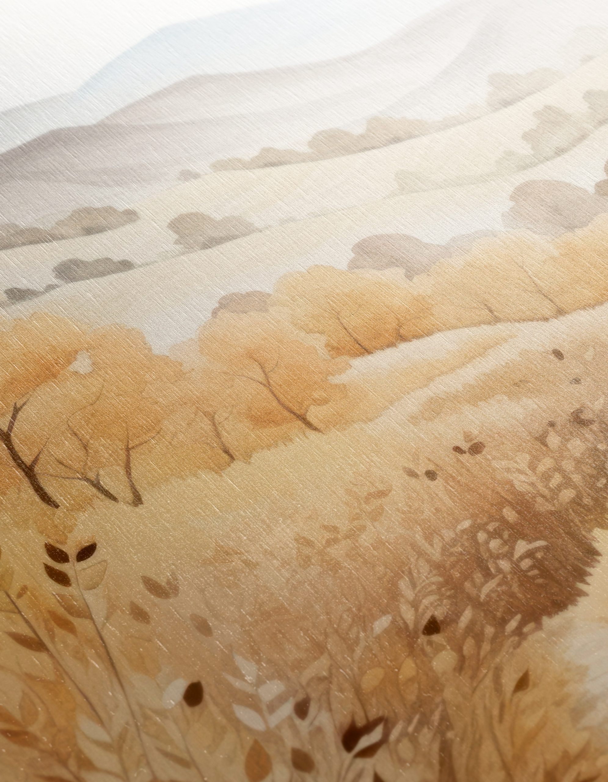 Warm Autumn Landscape with Golden Trees - Image 12