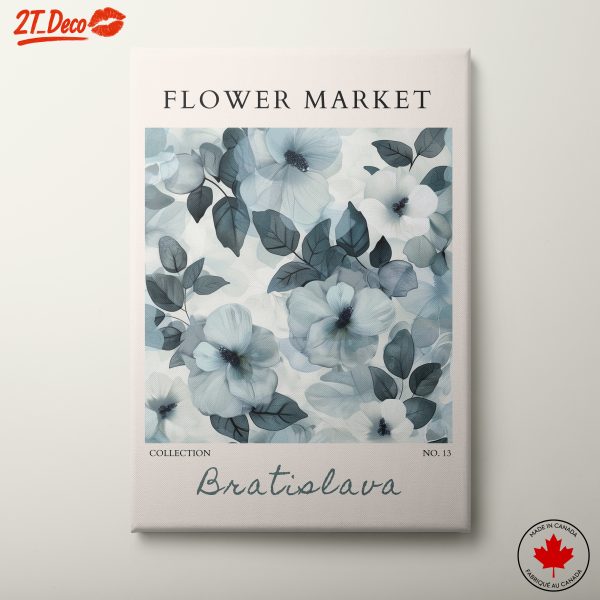Flower Market Floral Art Print 2