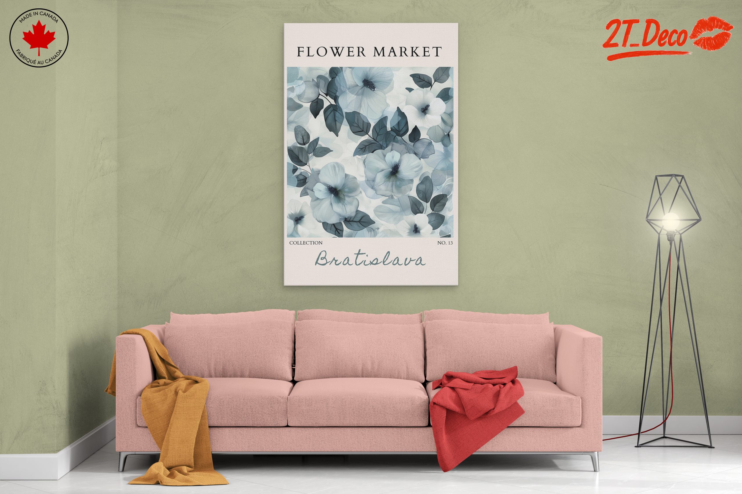 Flower Market Floral Art Print 2 - Image 2