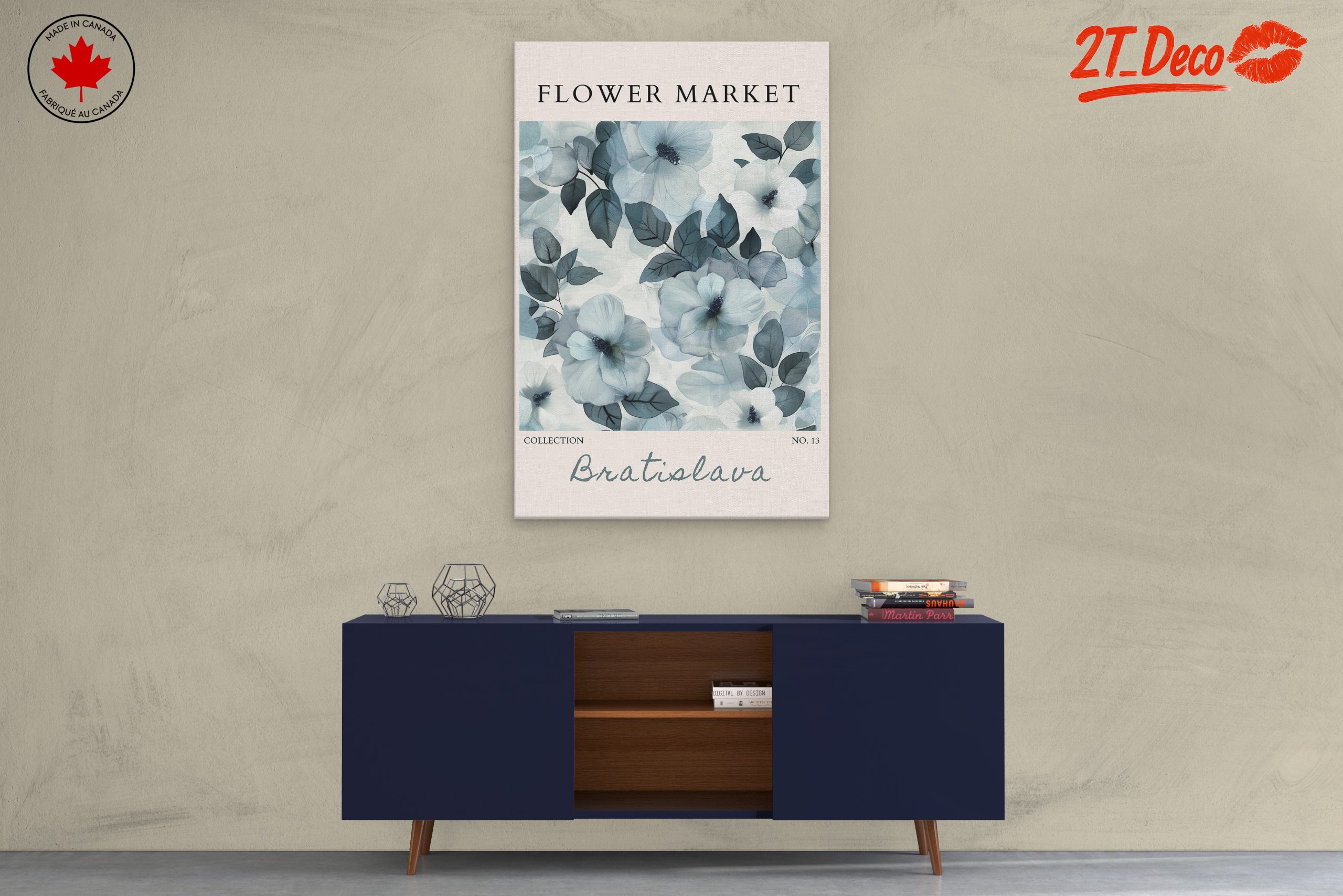 Flower Market Floral Art Print 2 - Image 3
