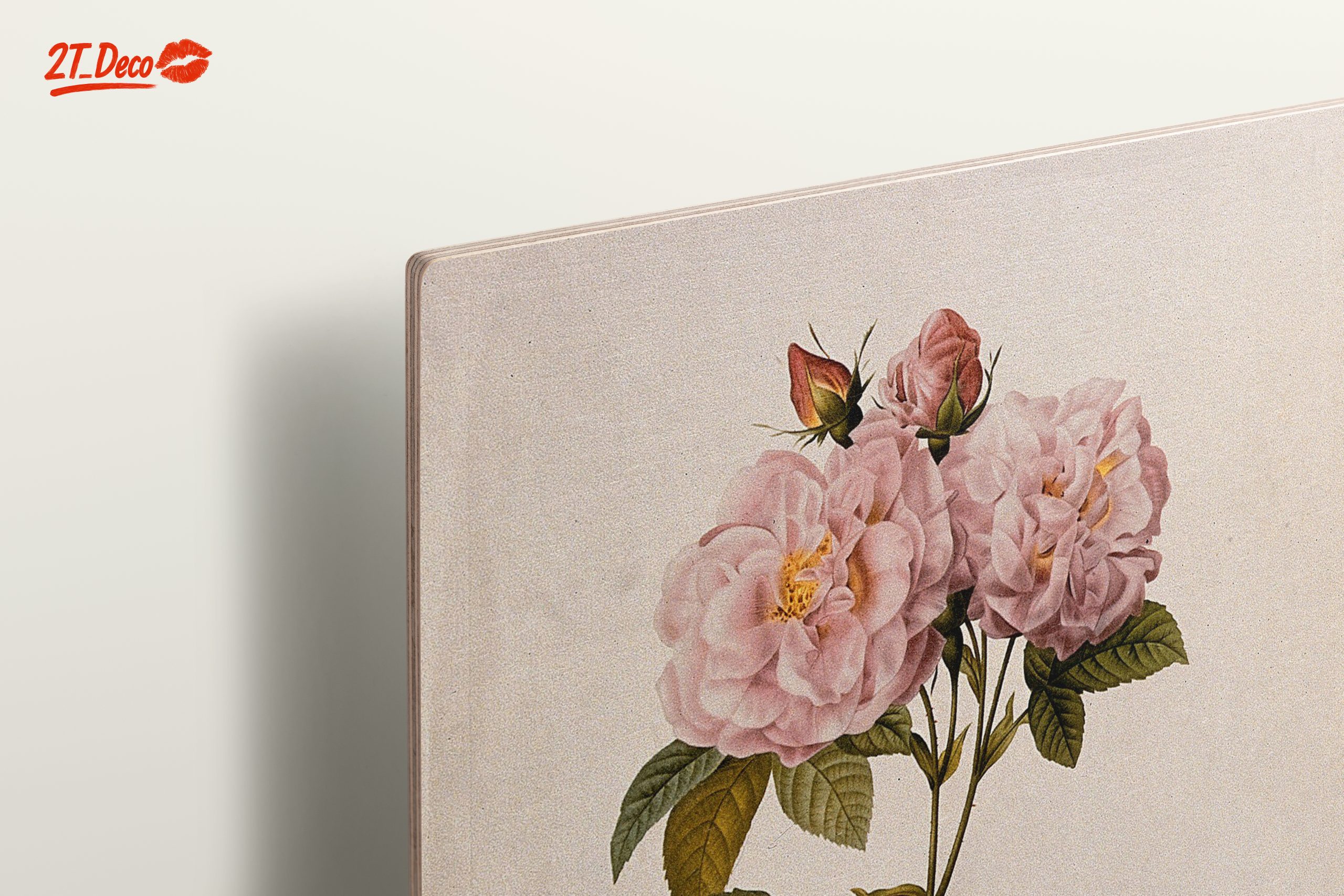 Elegant Pink Roses Botanical Artwork - Image 15