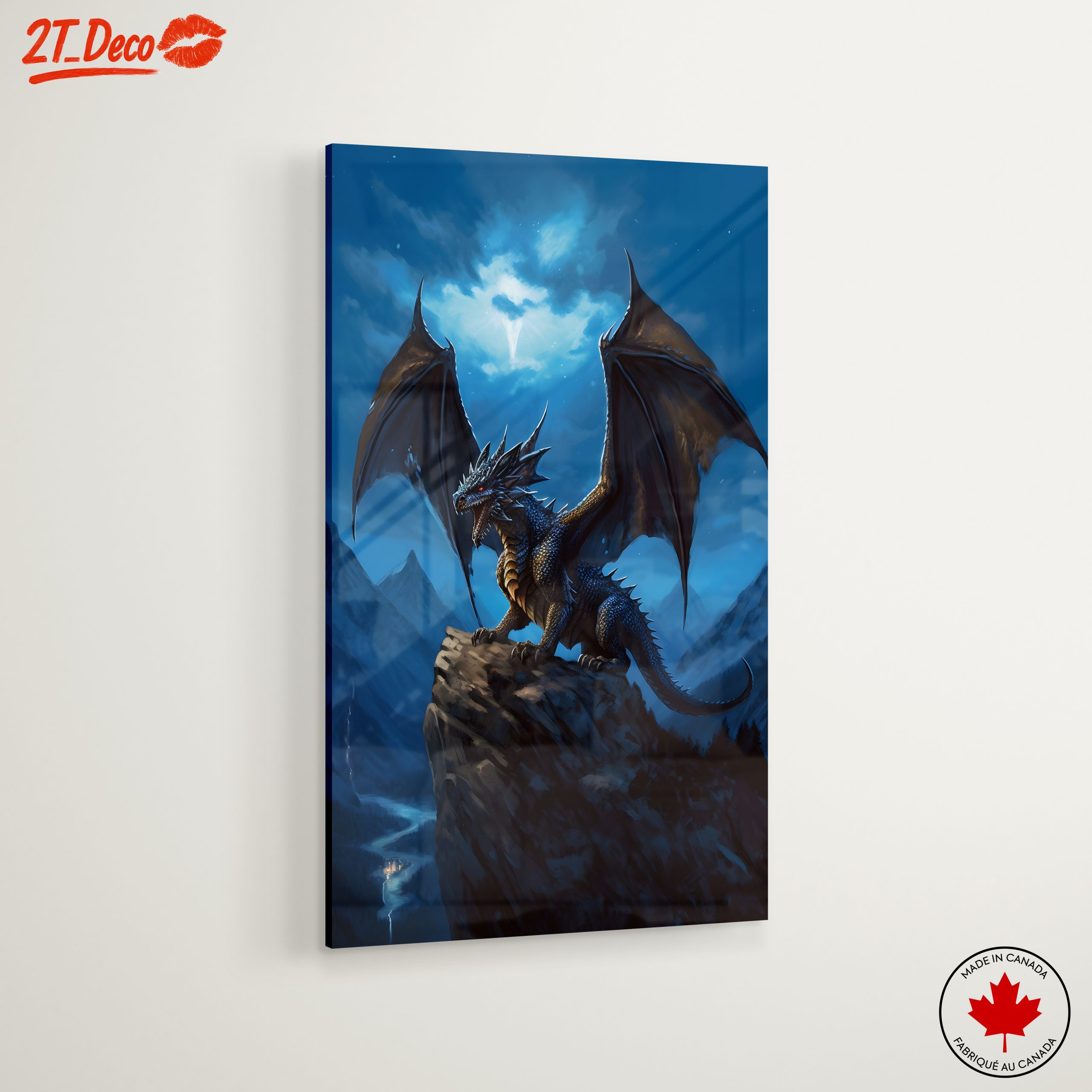 Majestic Dragon at Night - Image 6