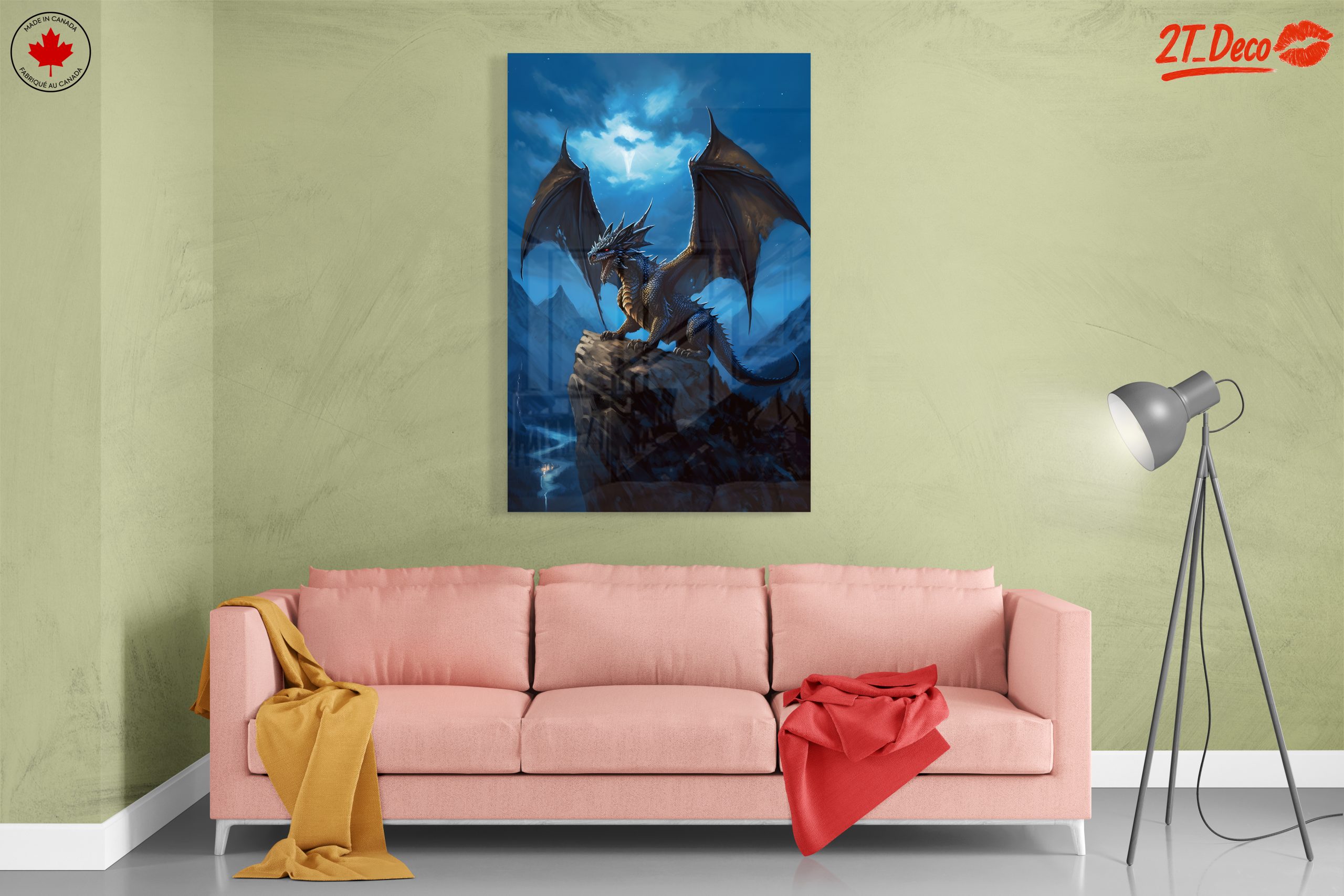 Majestic Dragon at Night - Image 7