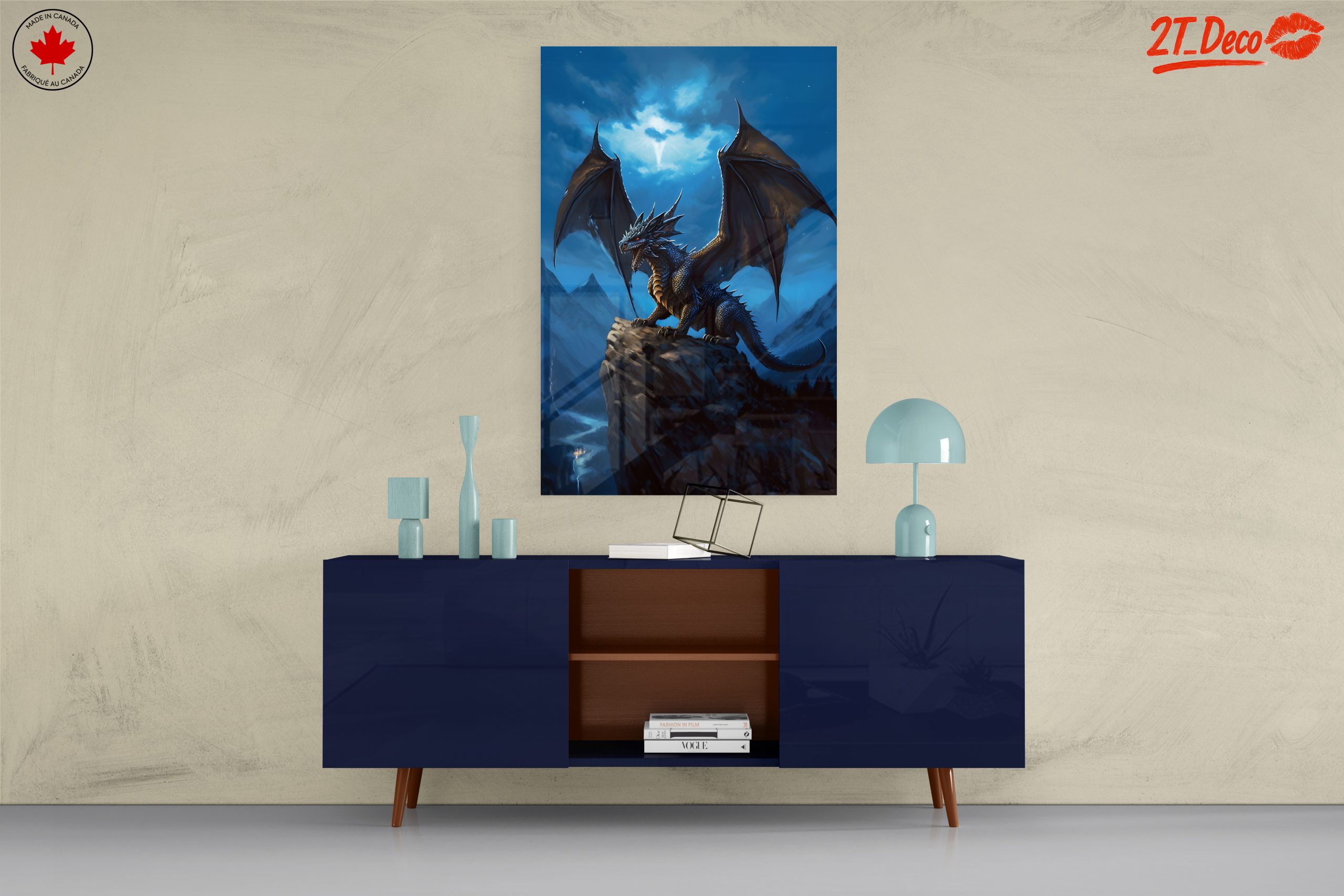 Majestic Dragon at Night - Image 8