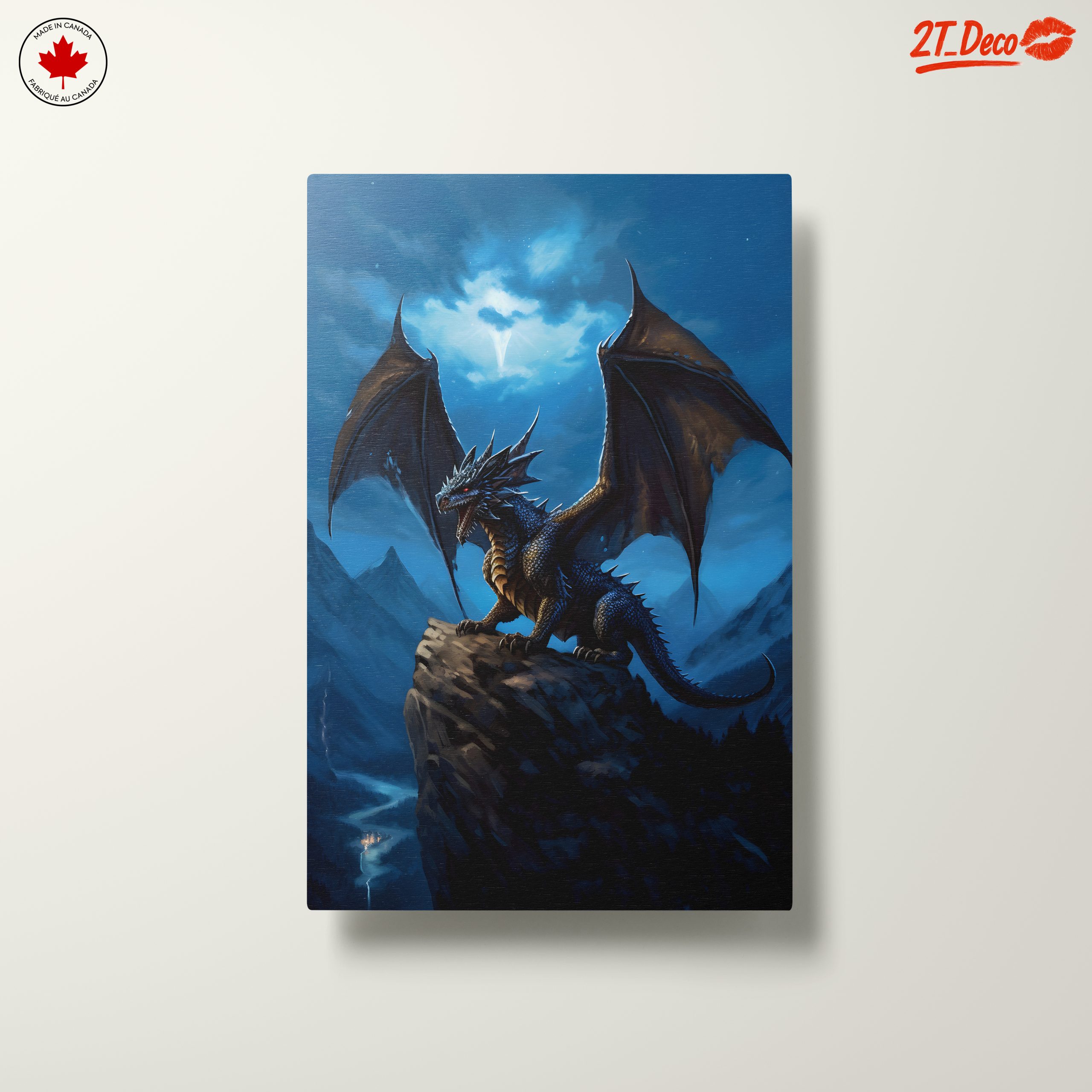 Majestic Dragon at Night - Image 10