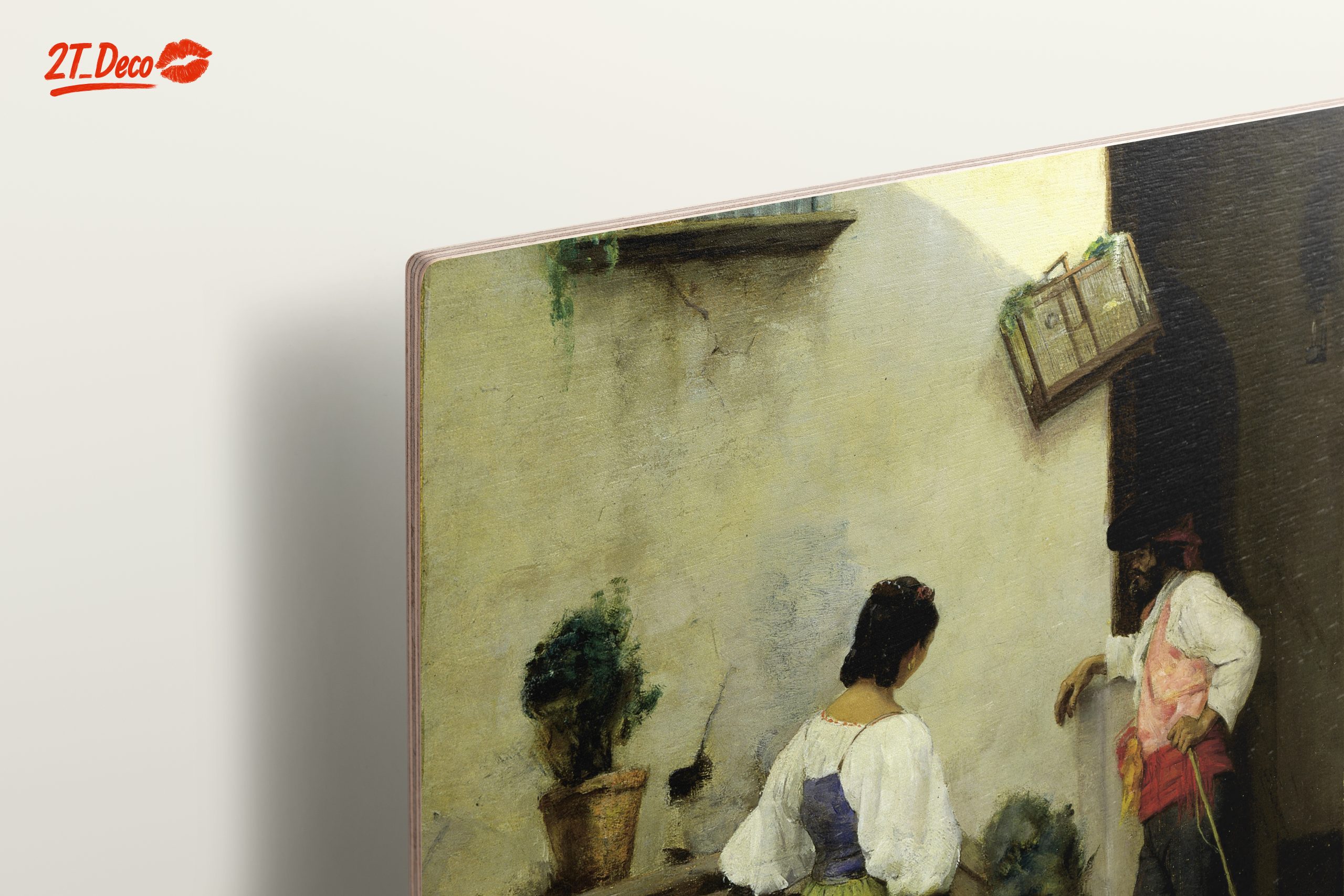 Charming Scene of Fetching Water in a Quiet Courtyard - Image 15
