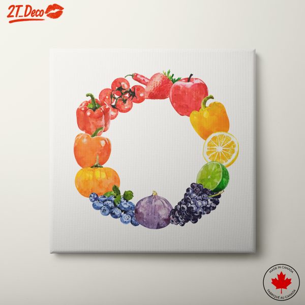 Vibrant Abstract Fruit Arrangement