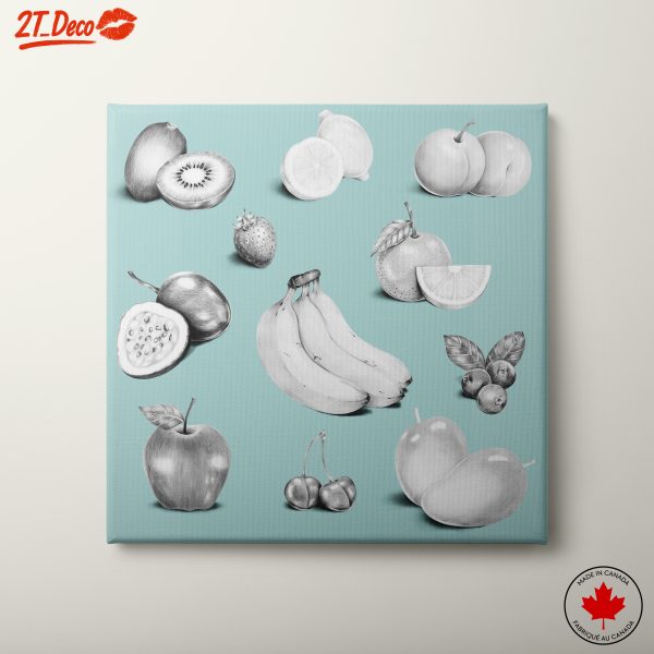 Stylized Abstract Fruit Illustration