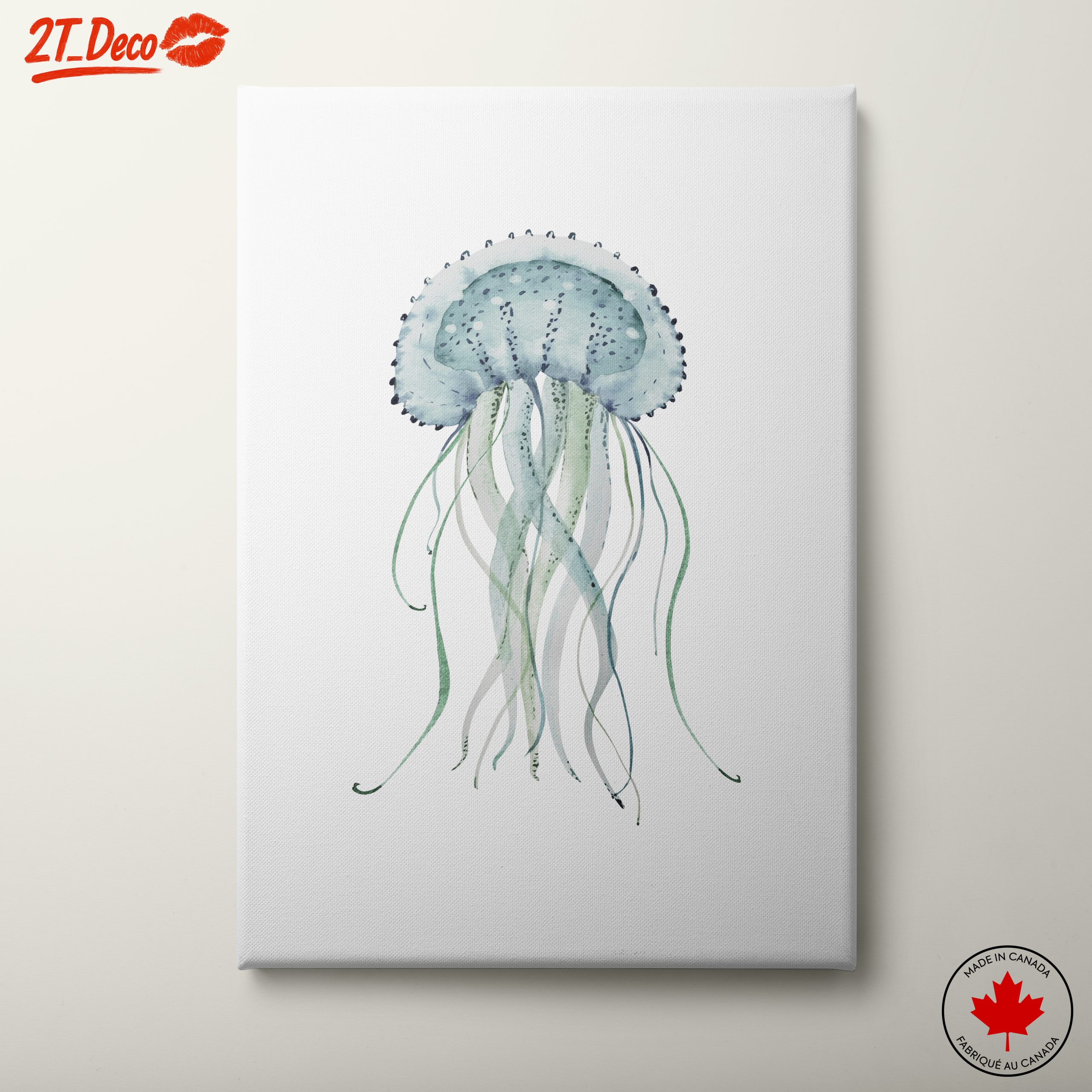 Stylized Jellyfish Abstract Art 5