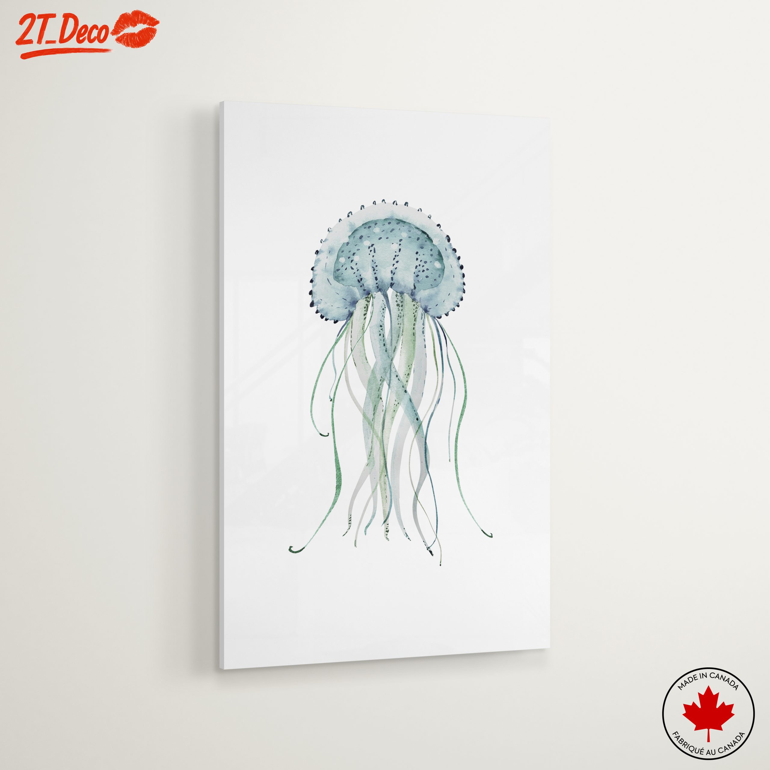 Stylized Jellyfish Abstract Art 5 - Image 6