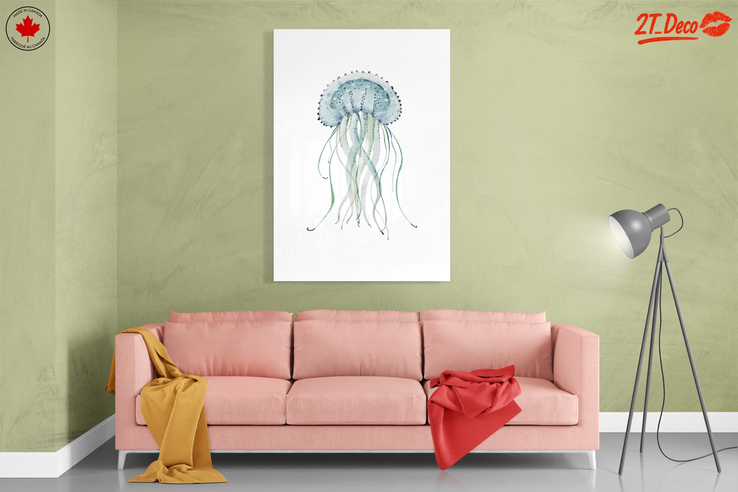 Stylized Jellyfish Abstract Art 5 - Image 7