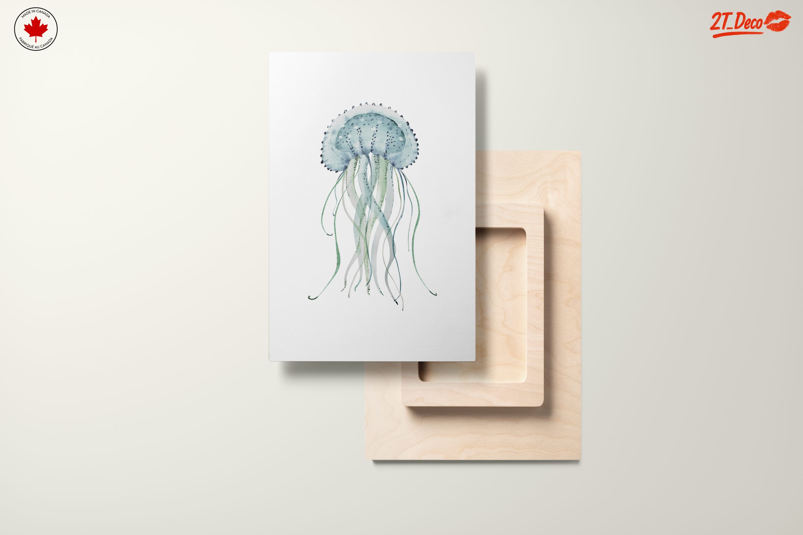 Stylized Jellyfish Abstract Art 5 - Image 11