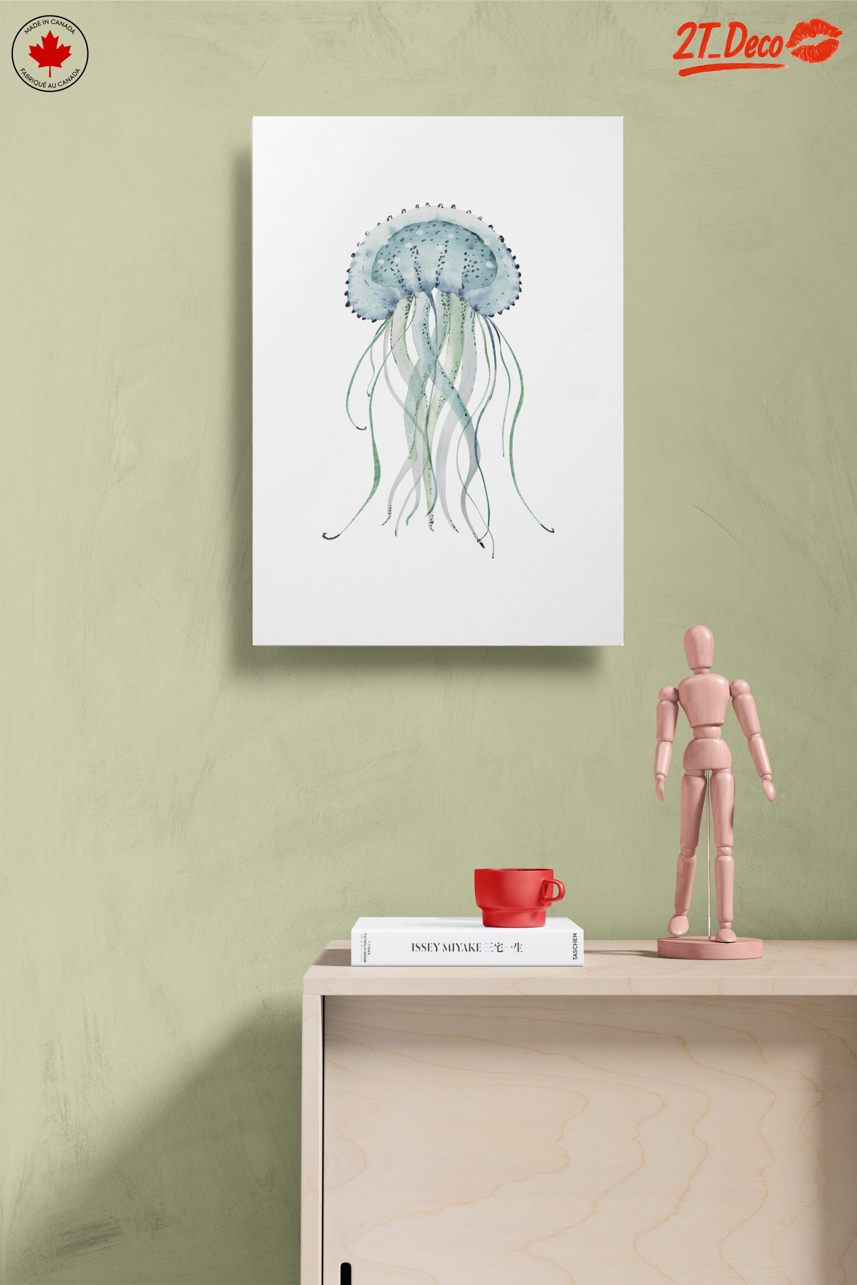 Stylized Jellyfish Abstract Art 5 - Image 14