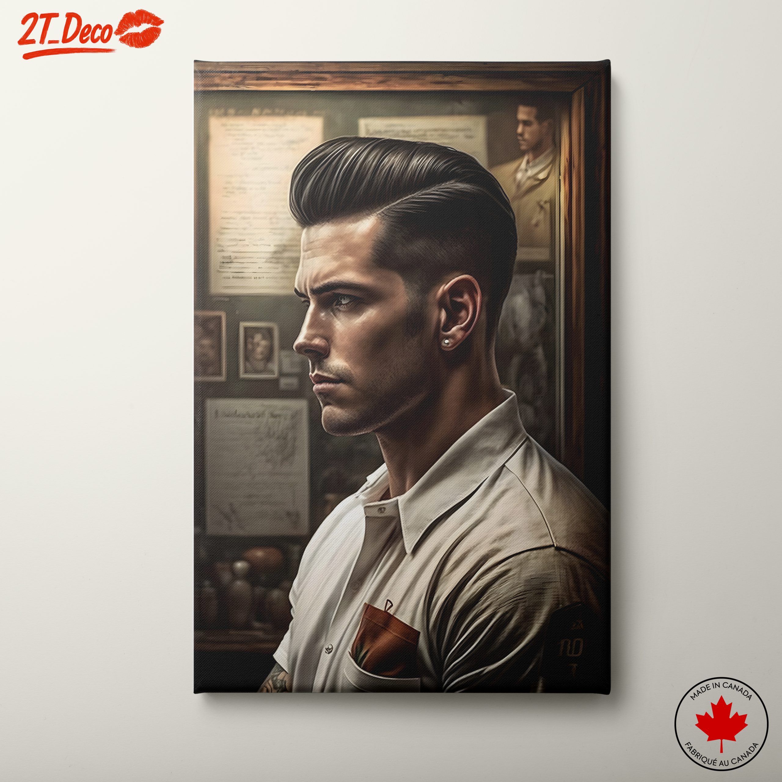 Stylized Contemporary Male Portrait 2