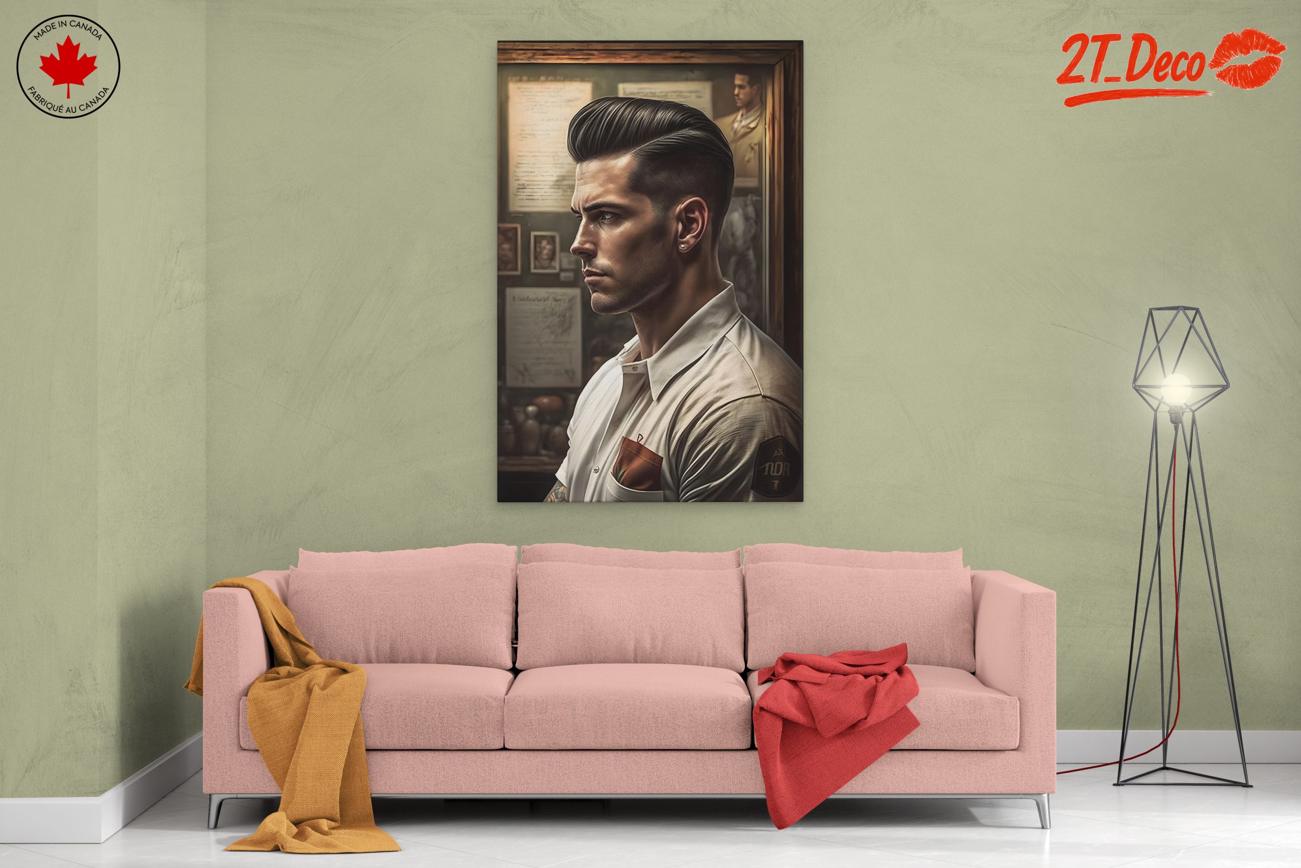 Stylized Contemporary Male Portrait 2 - Image 2