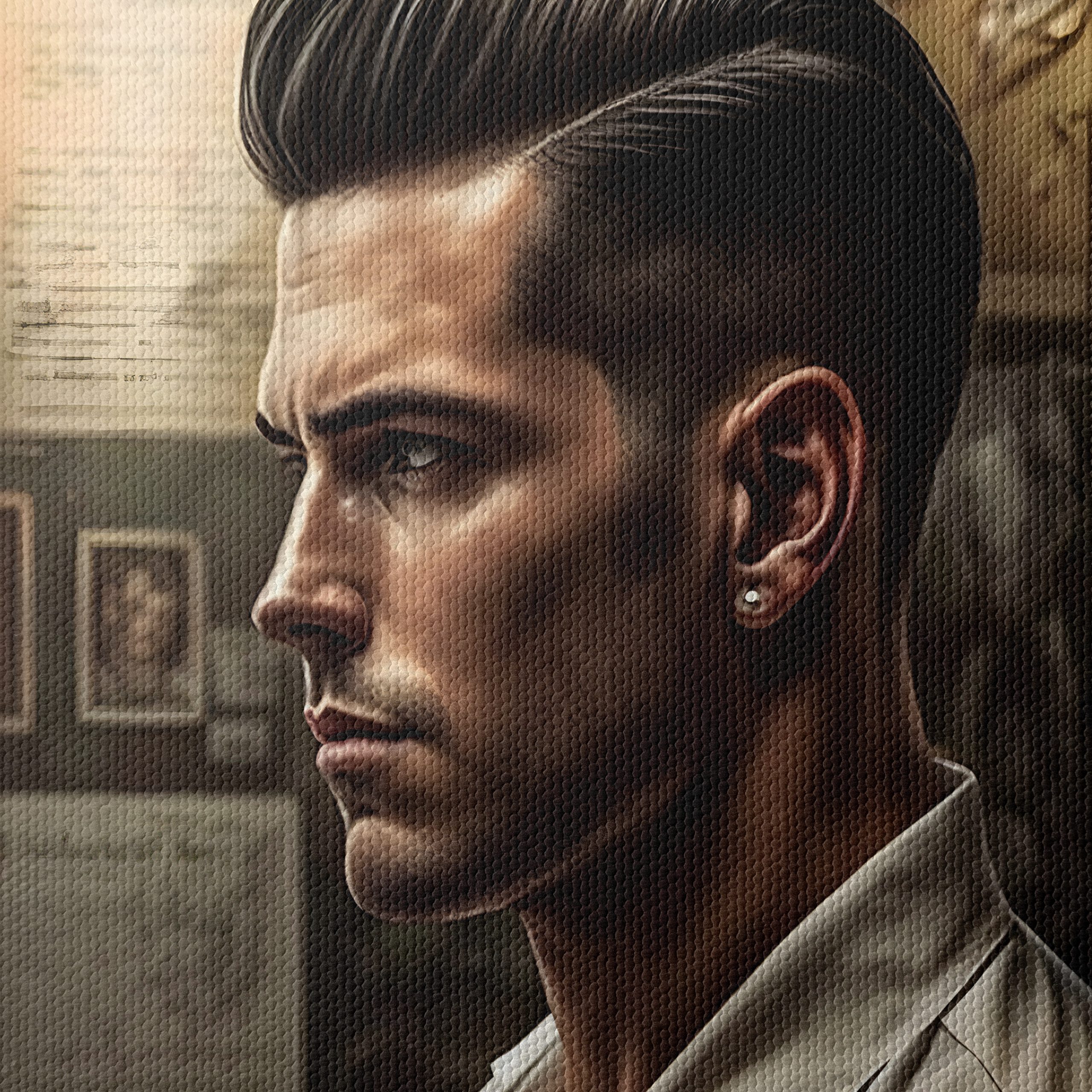 Stylized Contemporary Male Portrait 2 - Image 4