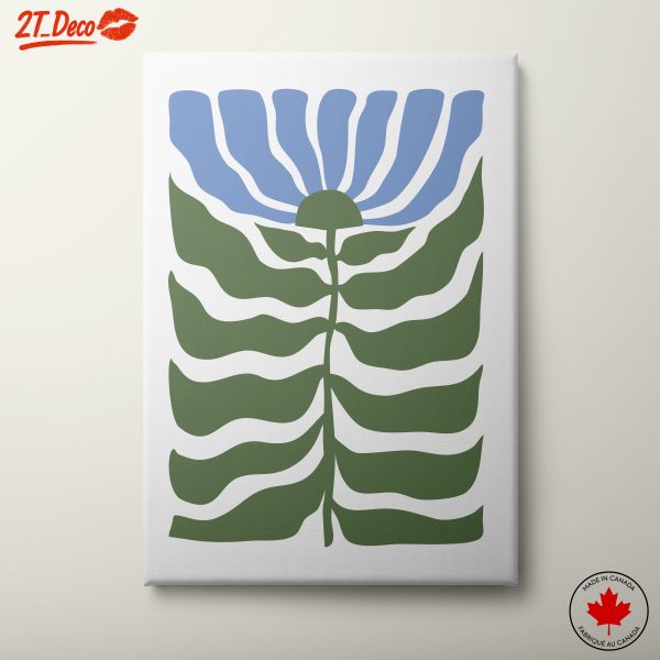 Abstract Botanical Flower Design