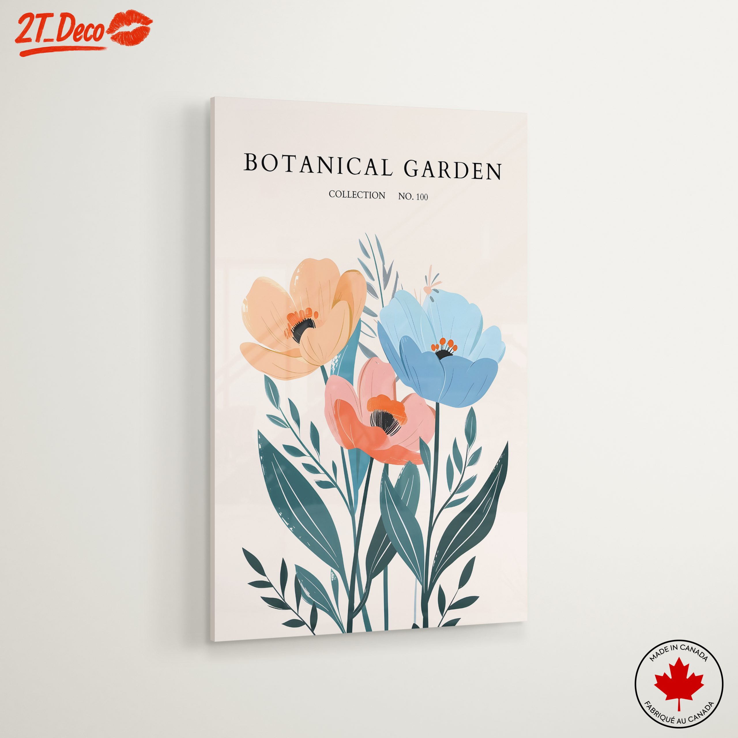 Stylized Botanical Garden Floral Art 4 - Image 6
