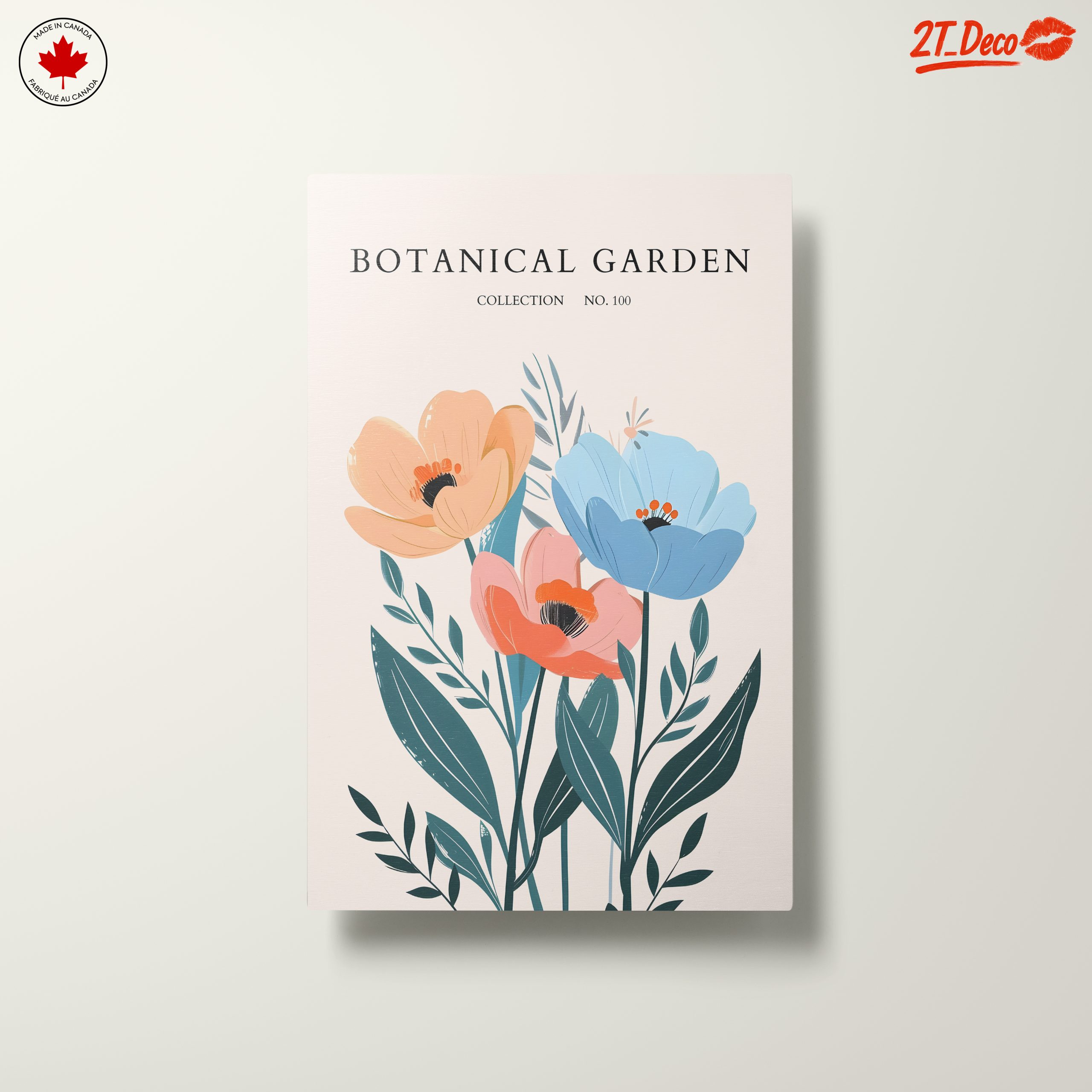 Stylized Botanical Garden Floral Art 4 - Image 10