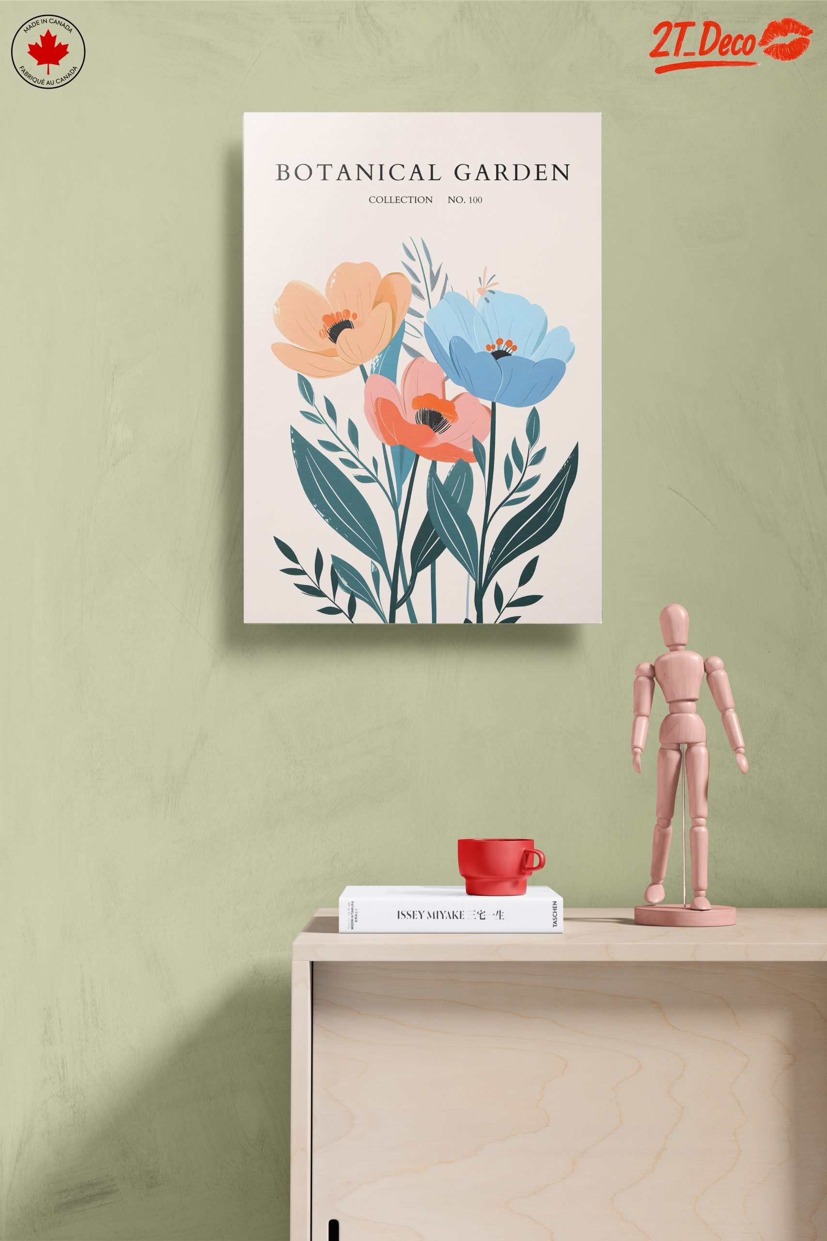 Stylized Botanical Garden Floral Art 4 - Image 14