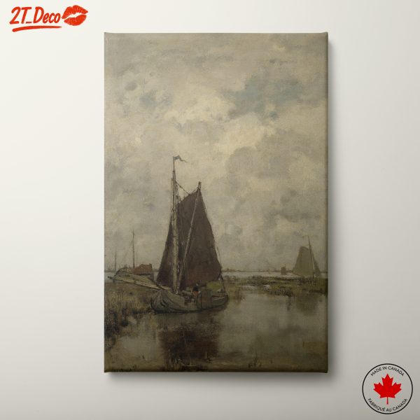 Serene Adventure Landscape with Boats