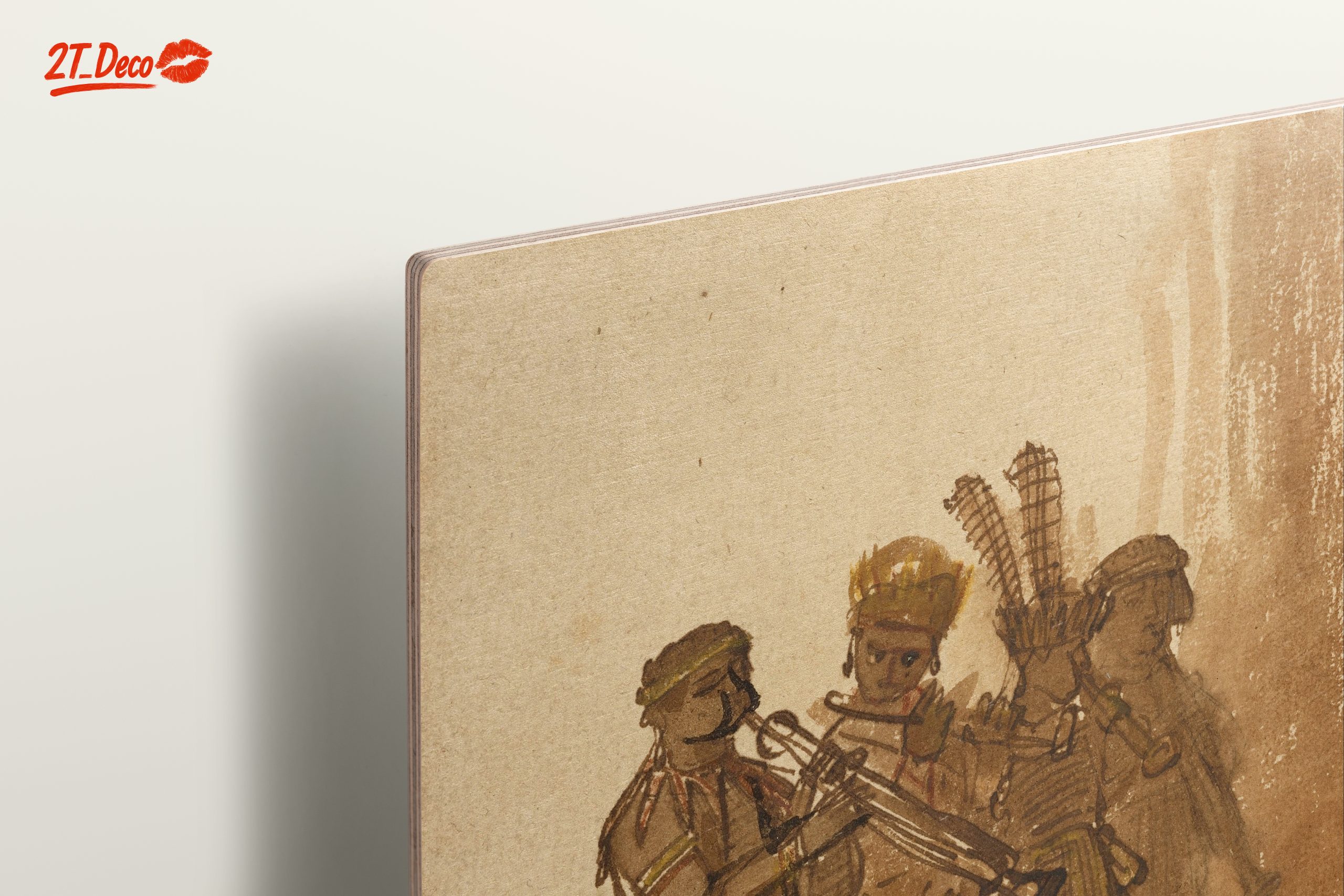 Cultural Musicians Artwork Featuring Traditional Attire - Image 15