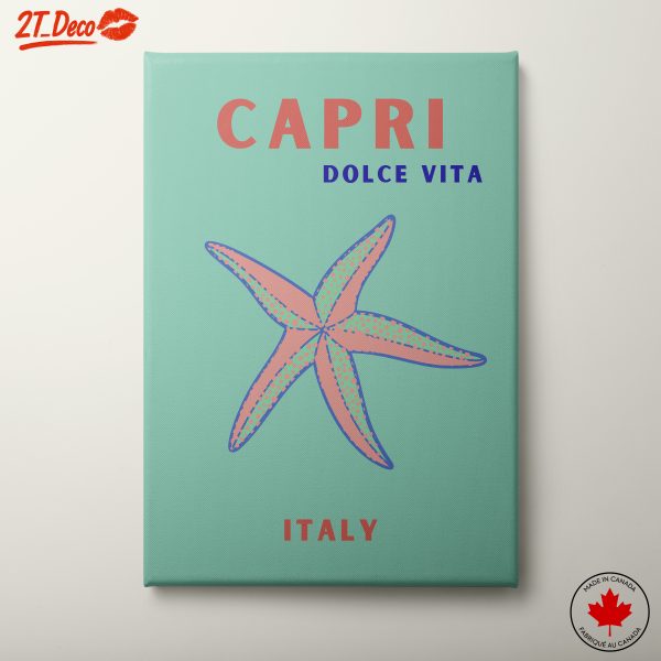 Capri Dolce Vita Starfish Art