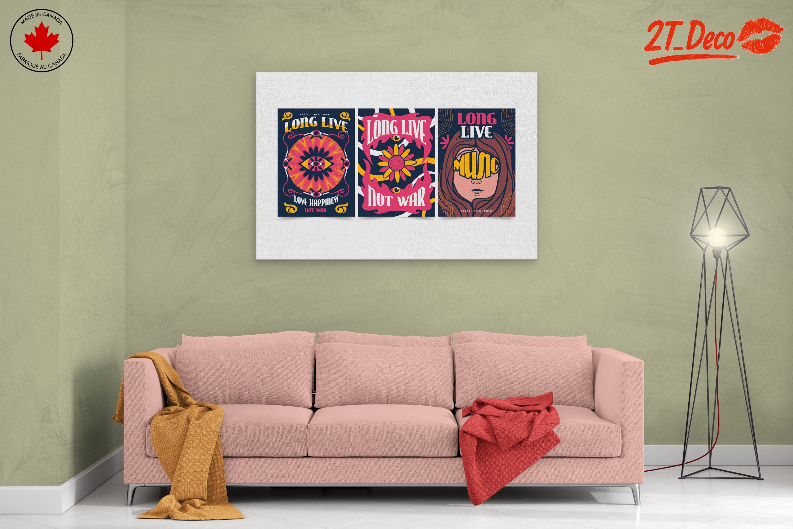 Long Live Music and Peaceful Happiness Art - Image 2