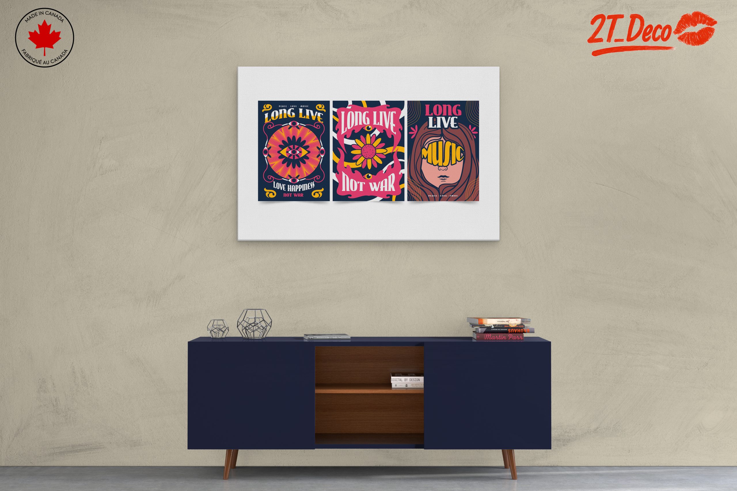 Long Live Music and Peaceful Happiness Art - Image 3