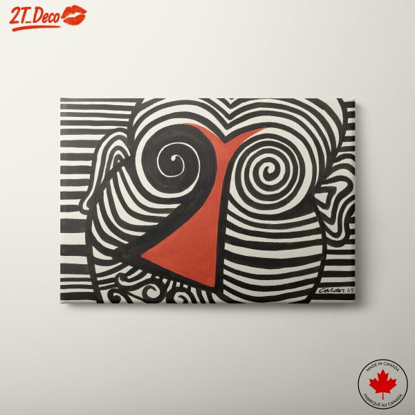 Bold Modern Figure Abstract Artwork