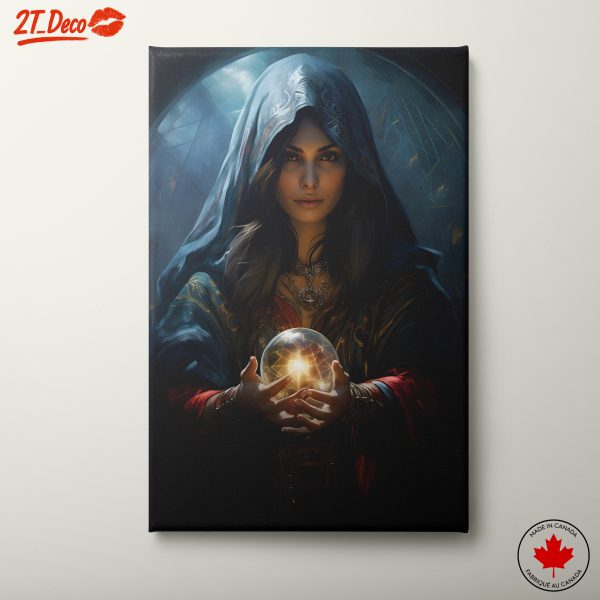 Enchanting Fantasy Character with Crystal Ball