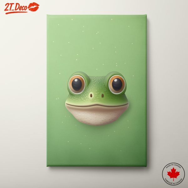 Playful Frog Character Art
