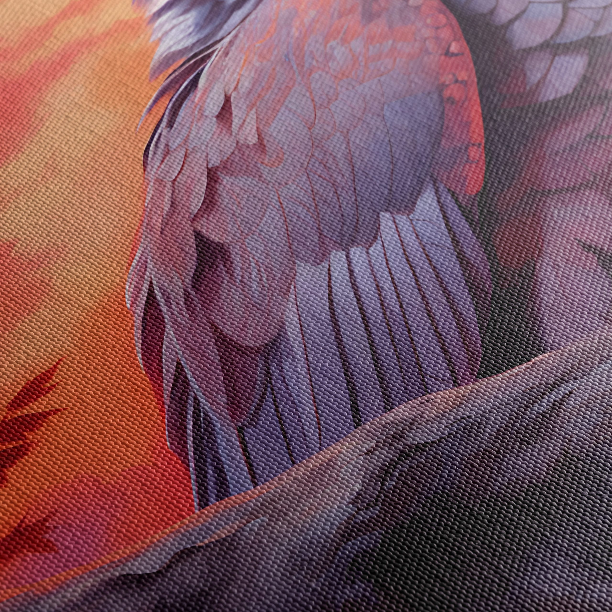 Artistic Owl in Vibrant Sunset - Image 5