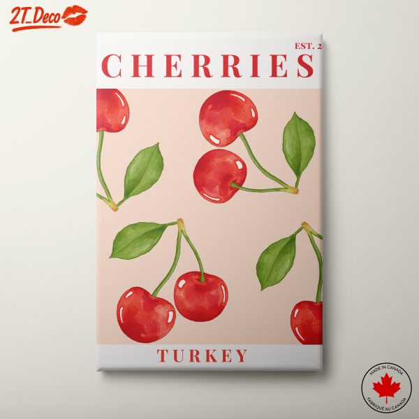 Cherry Illustrations in Abstract Style