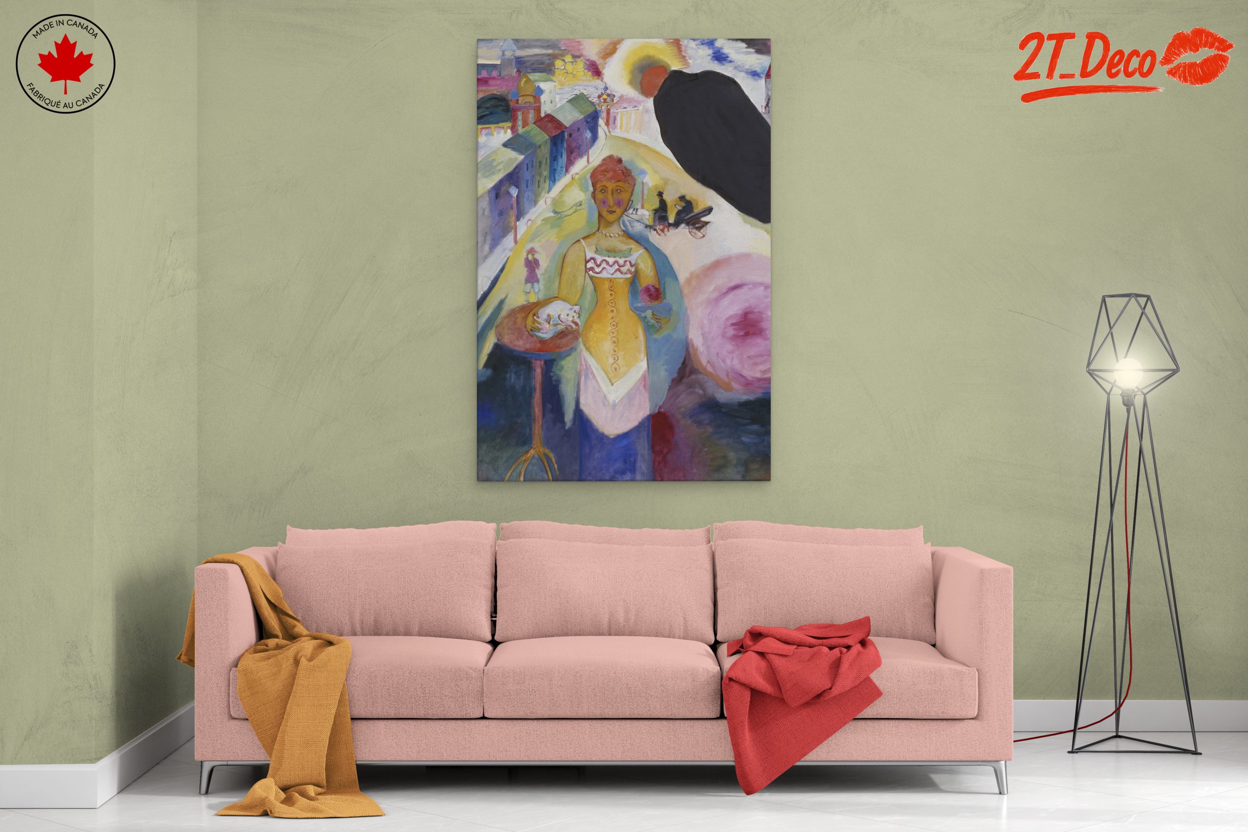 Vibrant Contemporary Cultural Portrait - Image 2