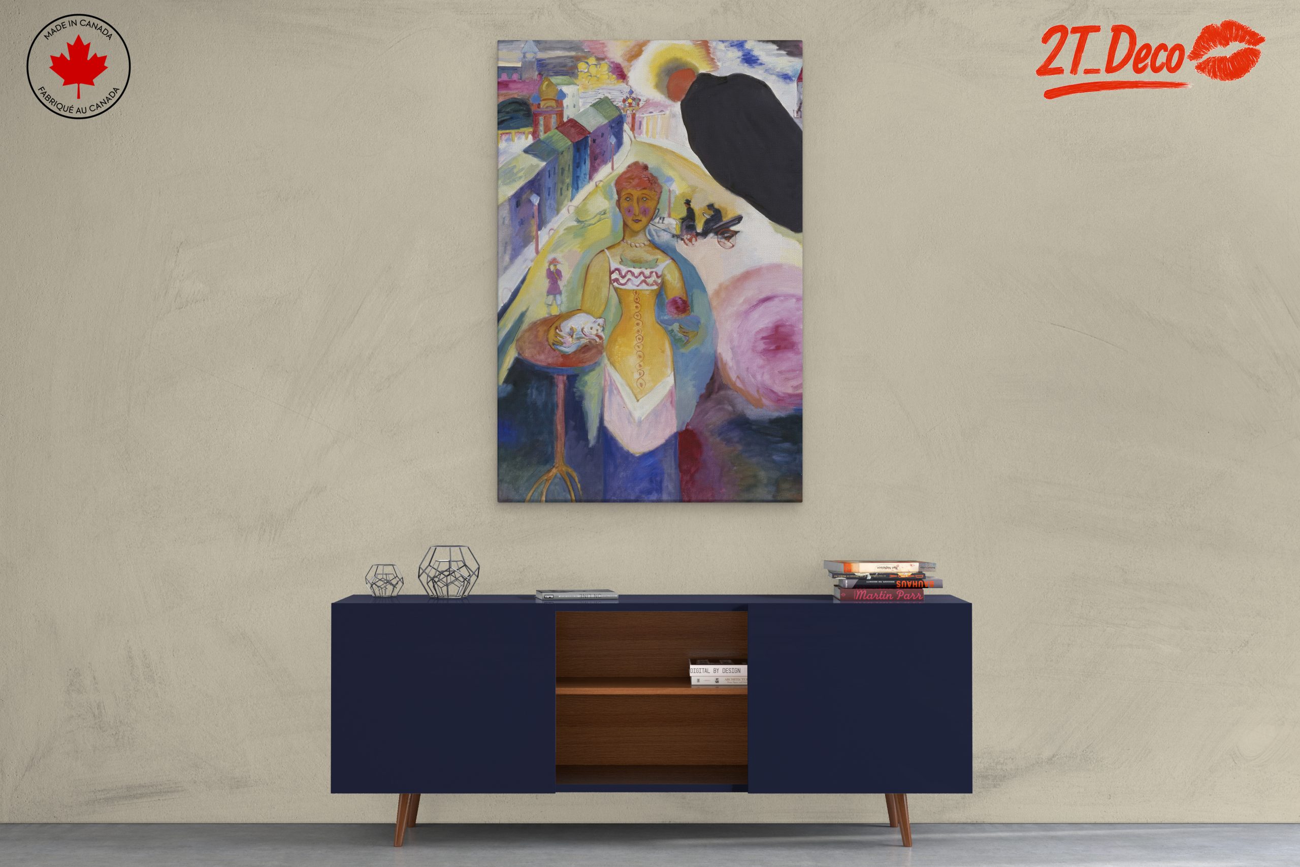 Vibrant Contemporary Cultural Portrait - Image 3
