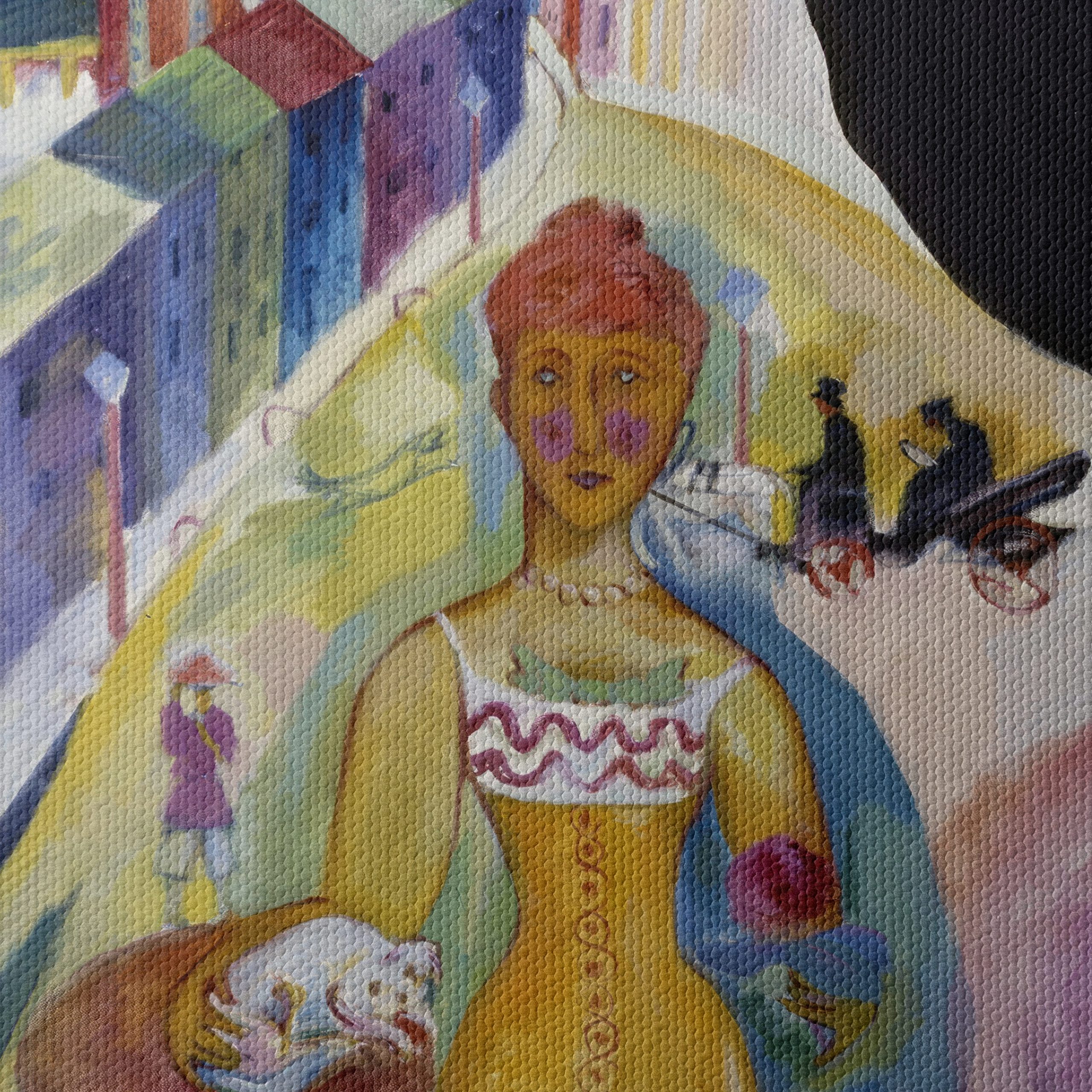 Vibrant Contemporary Cultural Portrait - Image 4