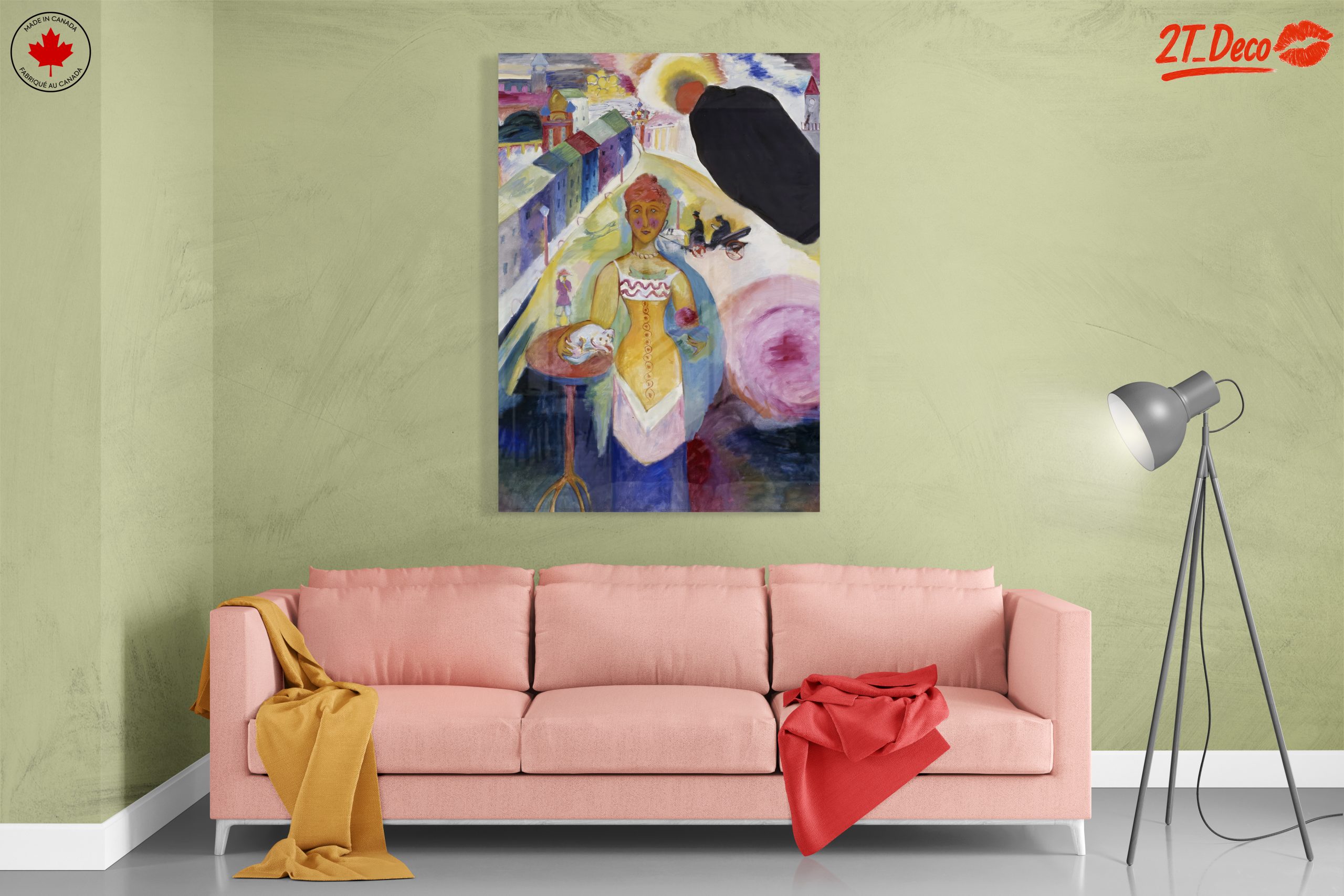 Vibrant Contemporary Cultural Portrait - Image 7