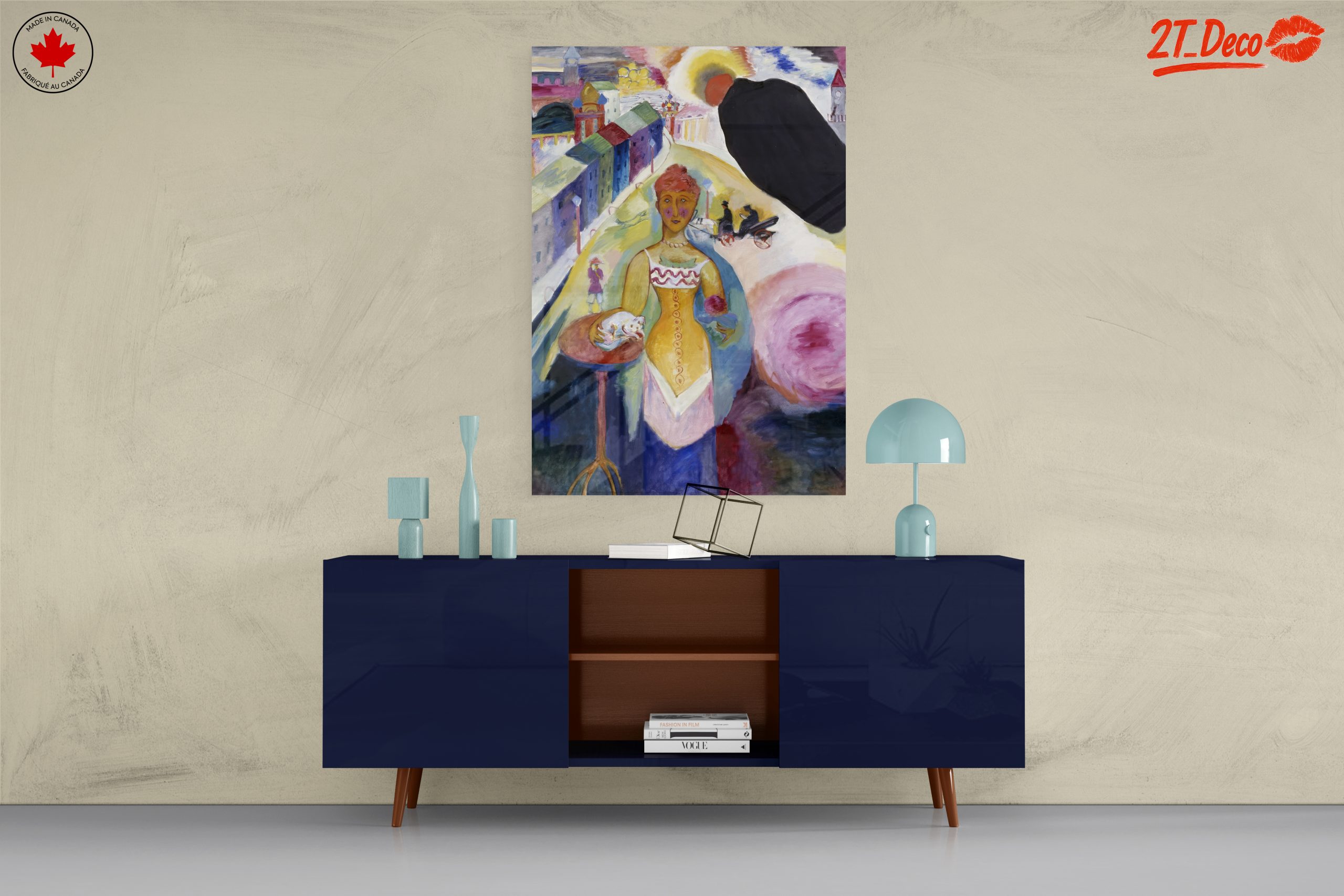 Vibrant Contemporary Cultural Portrait - Image 8