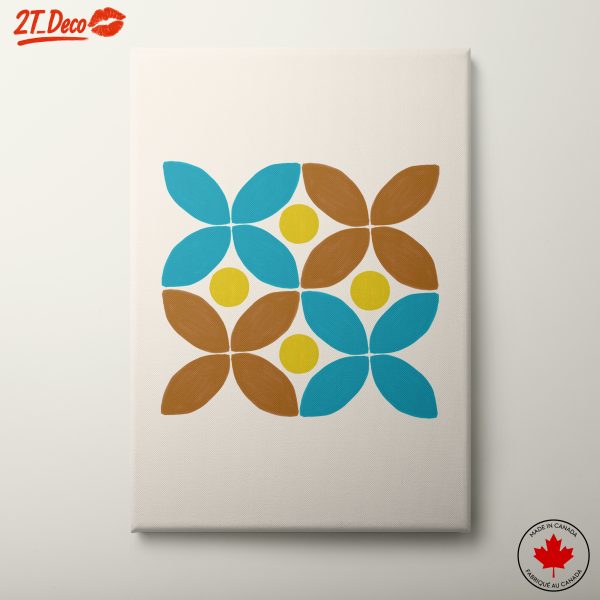 Colorful Geometric Floral Art