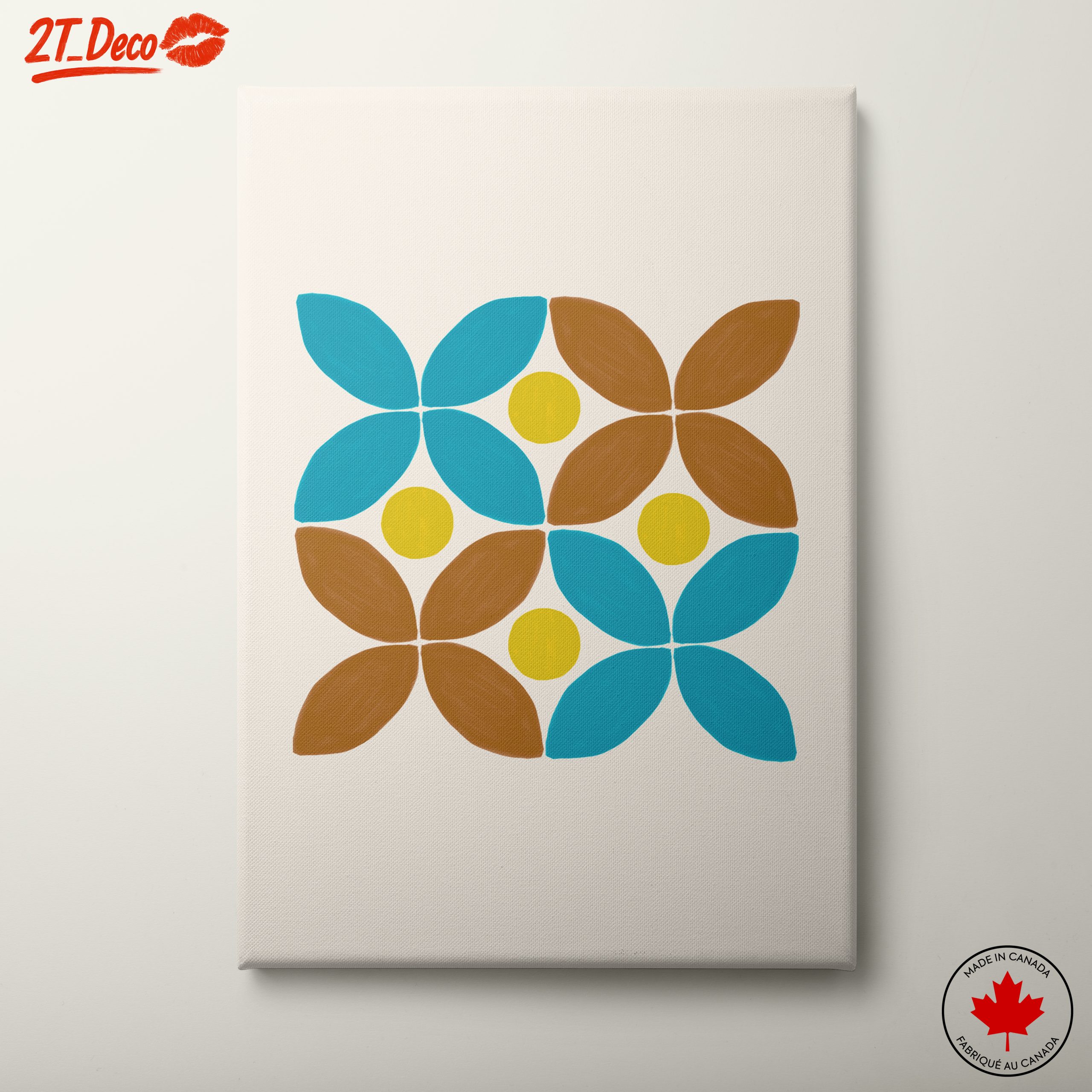 Colorful Geometric Floral Art