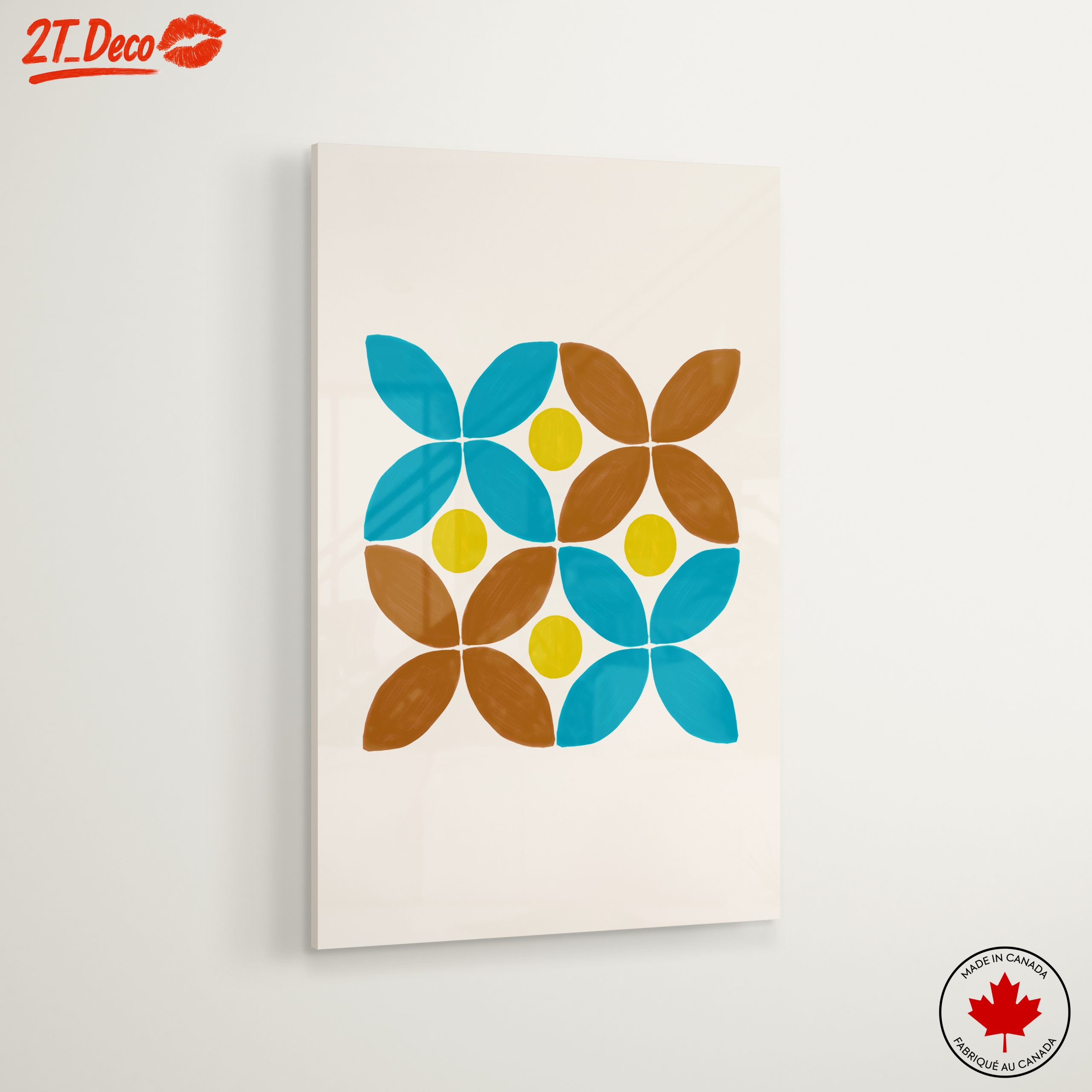 Colorful Geometric Floral Art - Image 6
