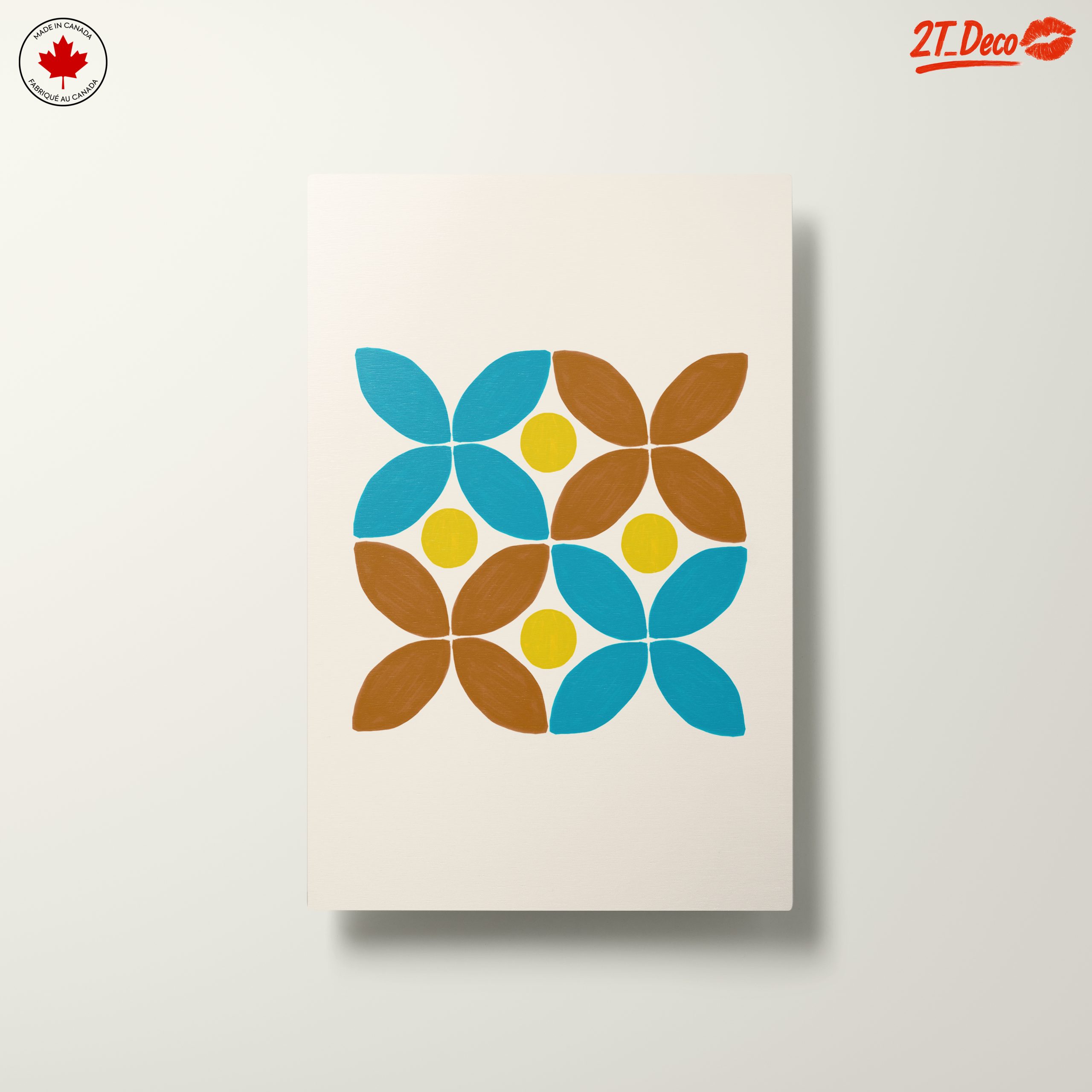 Colorful Geometric Floral Art - Image 10