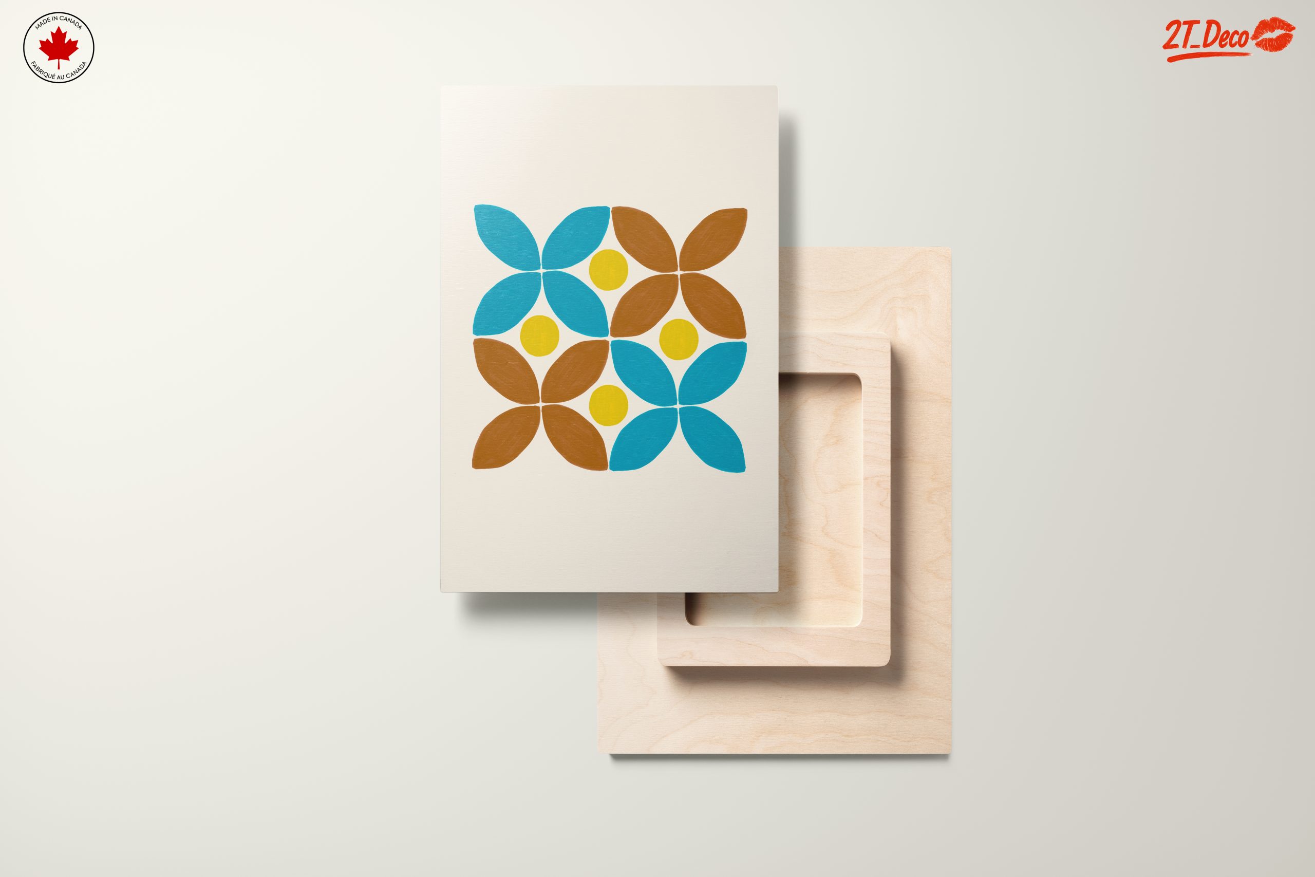 Colorful Geometric Floral Art - Image 11