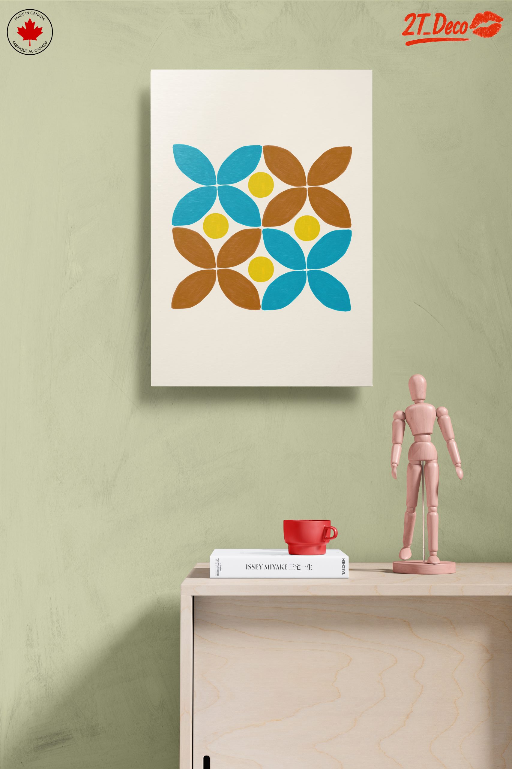 Colorful Geometric Floral Art - Image 14