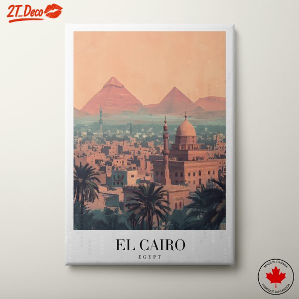 Stunning Cairo Landscape with Pyramids
