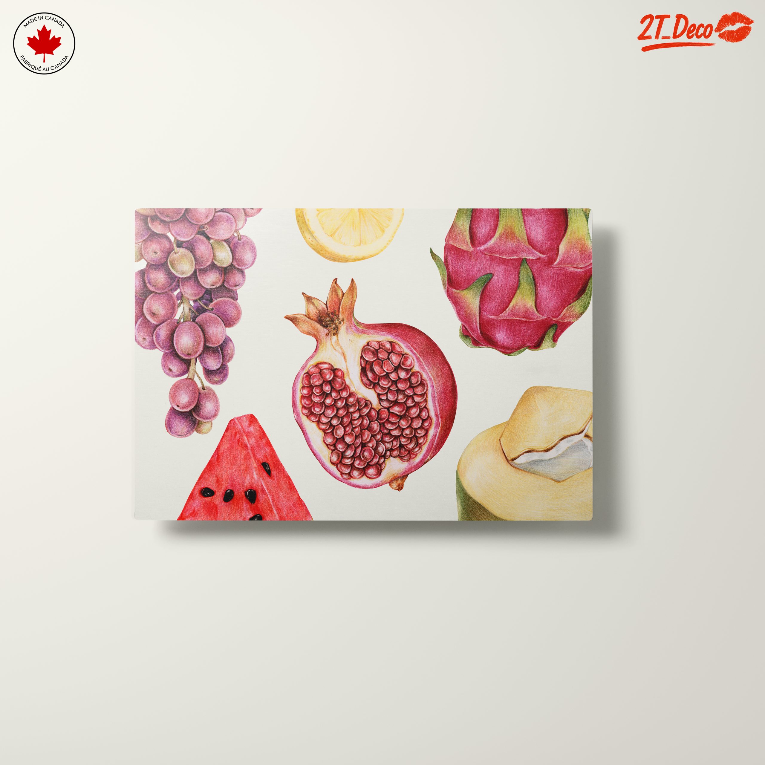 Vibrant Abstract Food Art featuring Fruits - Image 10