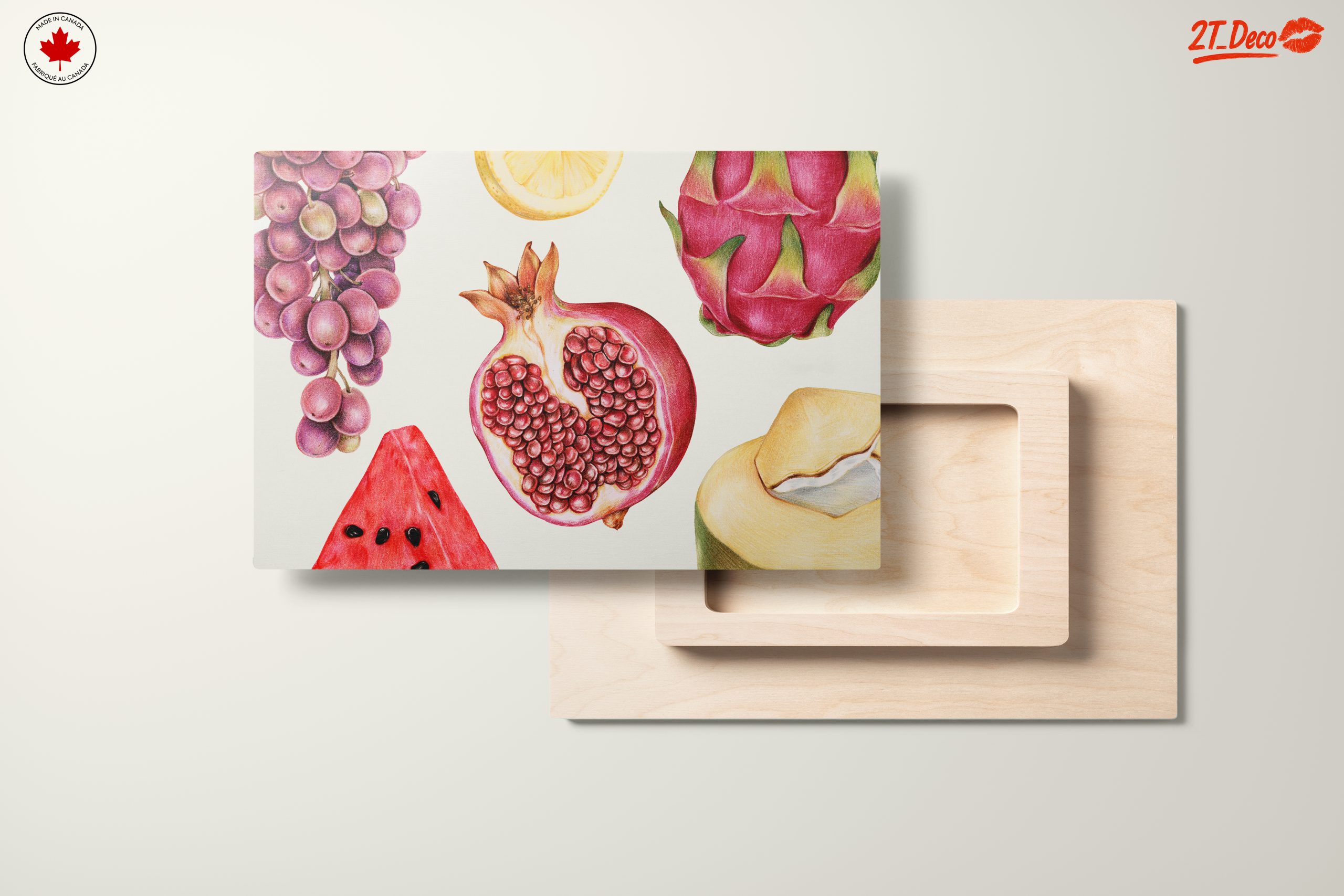 Vibrant Abstract Food Art featuring Fruits - Image 11