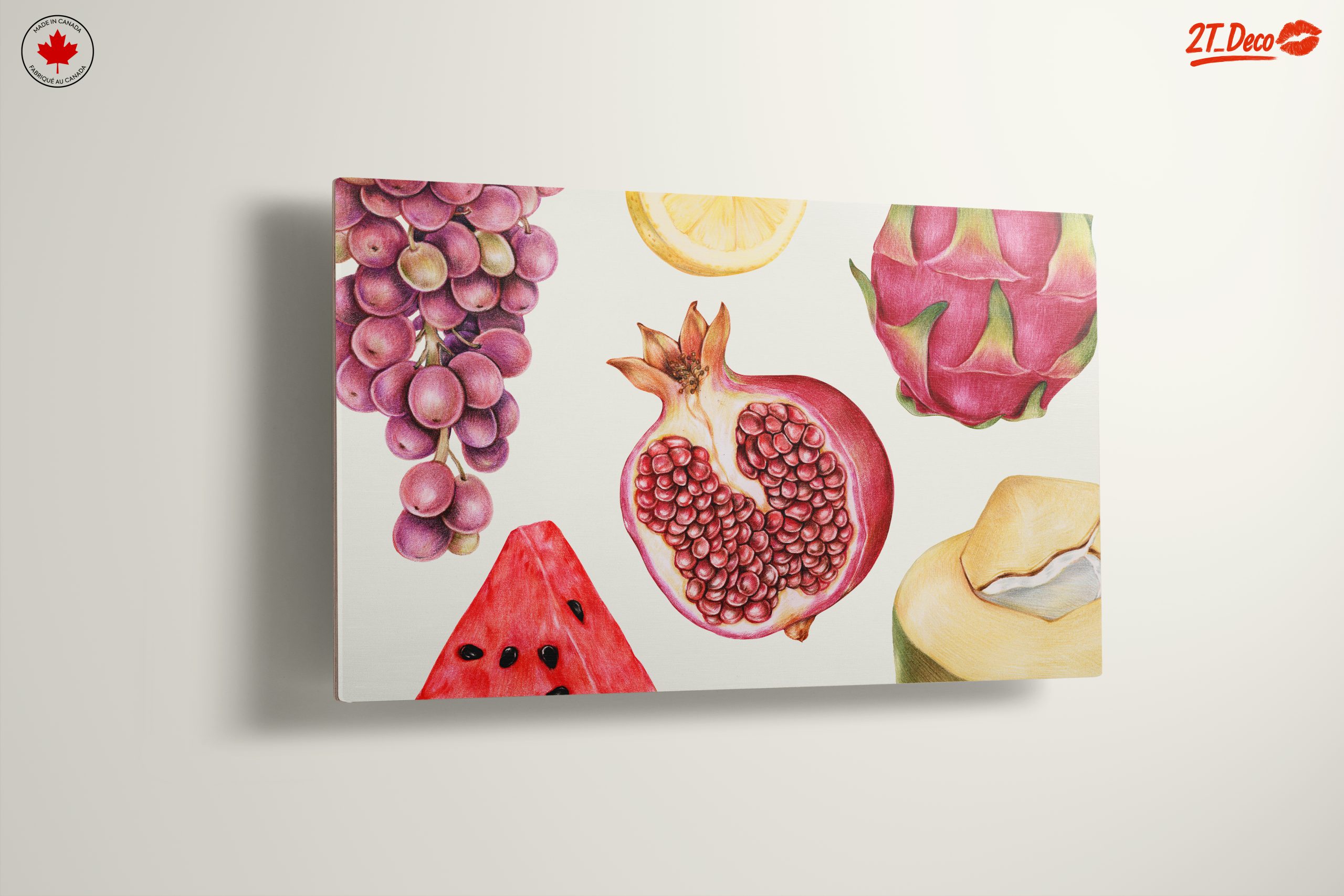Vibrant Abstract Food Art featuring Fruits - Image 13